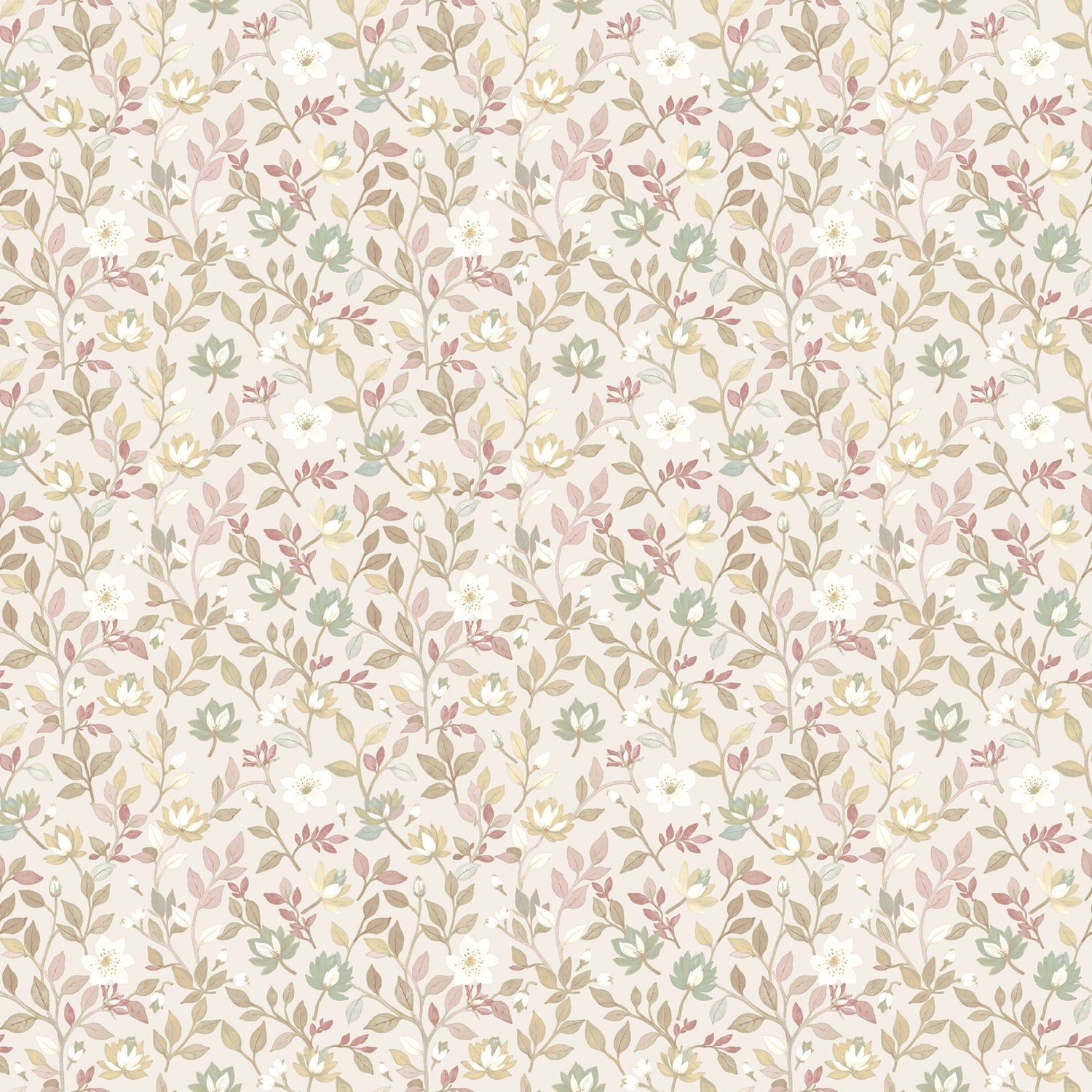 Tino Garden Wallpaper in Pink color - pattern number 8351 - by Galerie in the Blooming Garden collection