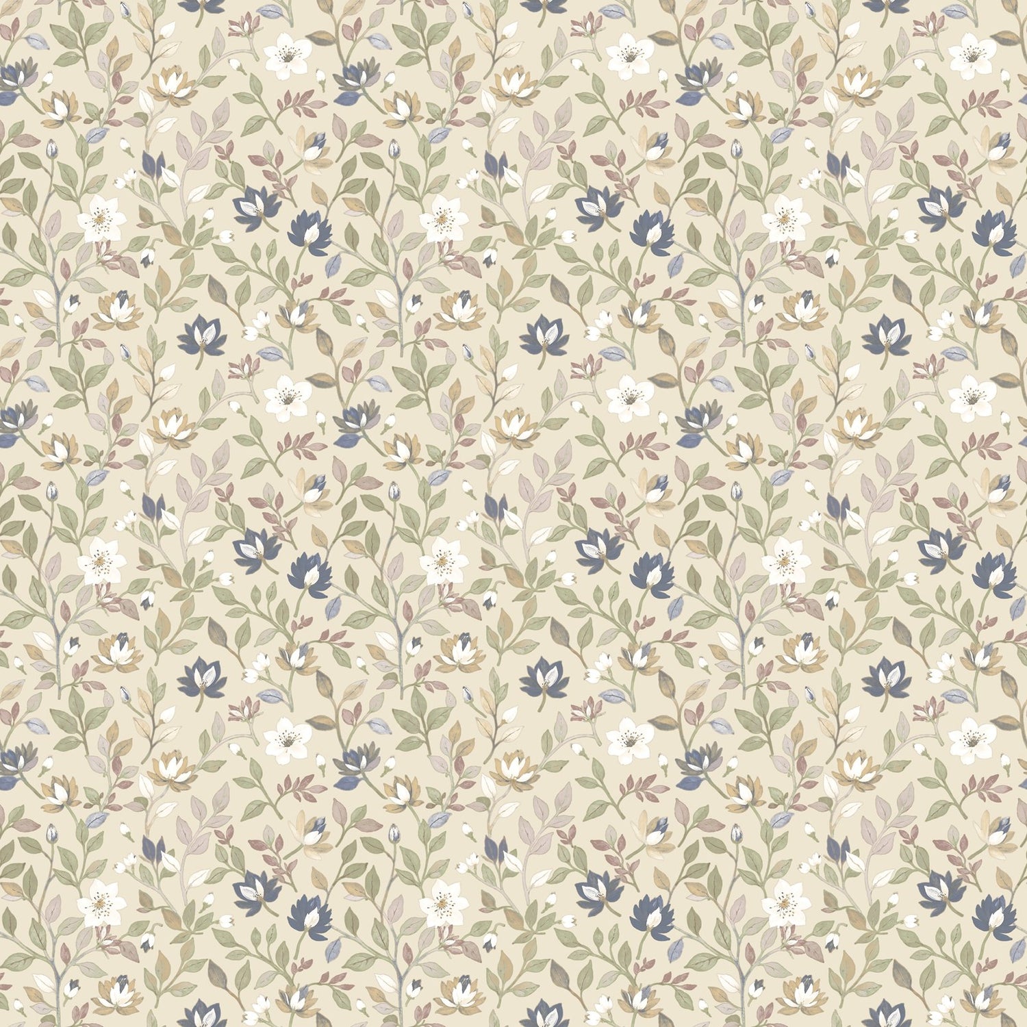 Tino Garden Wallpaper in Beige color - pattern number 8353 - by Galerie in the Blooming Garden collection