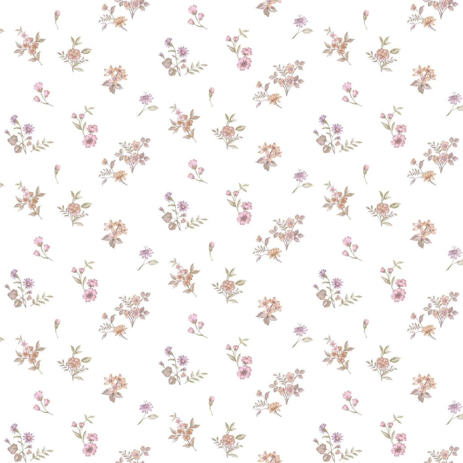 Allover Victoria Garden Wallpaper in Pink color - pattern number 8360 - by Galerie in the Blooming Garden collection