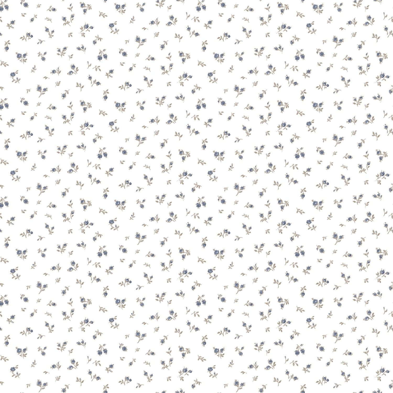 Bocciolo Shaby Wallpaper in Blue color - pattern number 8372 - by Galerie in the Blooming Garden collection