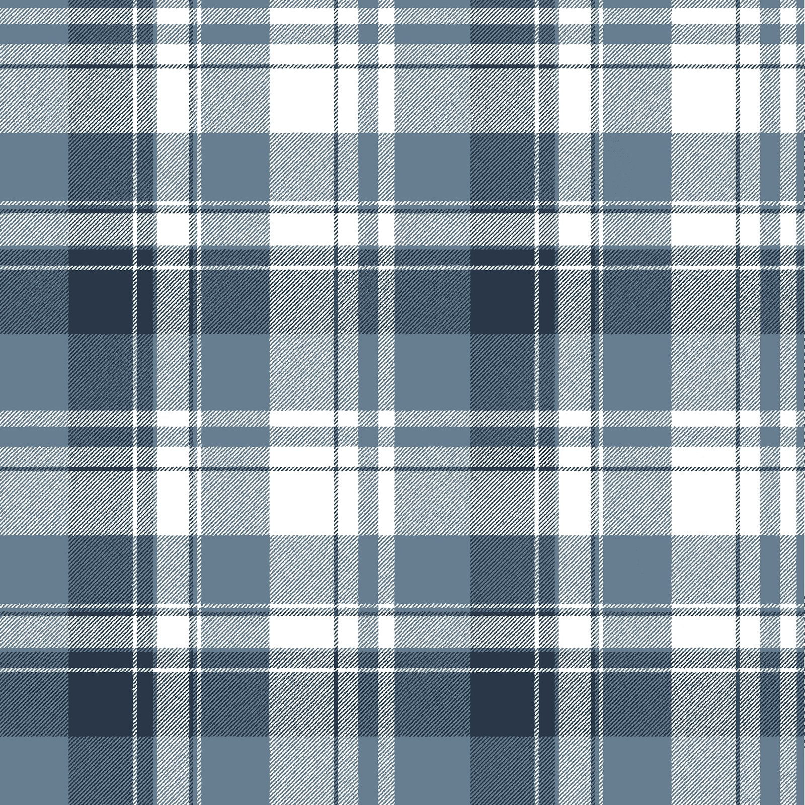 Tartan Garden Wallpaper in Blue color - pattern number 8387 - by Galerie in the Blooming Garden collection