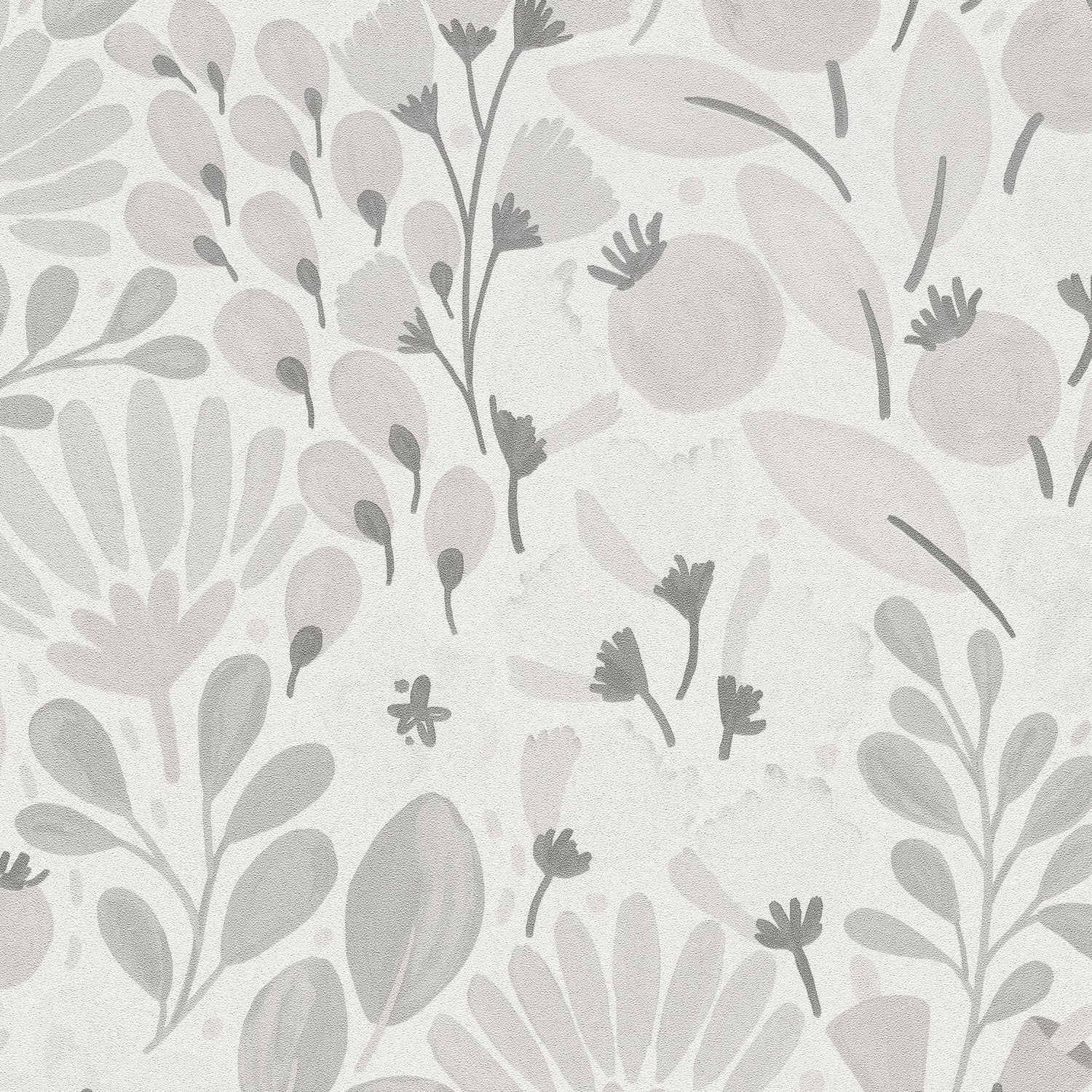 Poetic Garden Wallpaper in gray color - pattern number 8411-VRTR-AB4 - by Veer Decor in the Veer Decor 2025 Collection collection