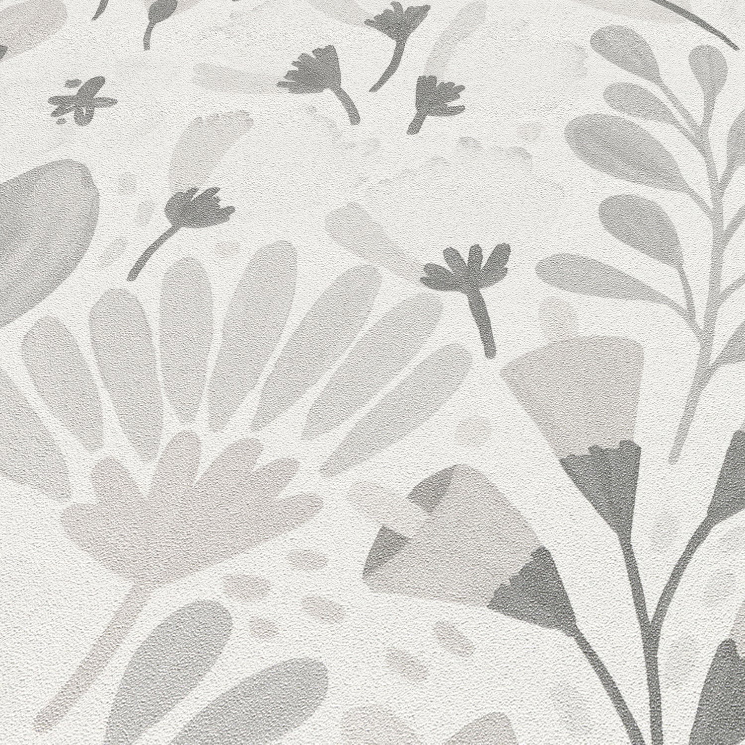 Poetic Garden Wallpaper in gray color - pattern number 8411-VRTR-AB4 - by Veer Decor in the Veer Decor 2025 Collection collection