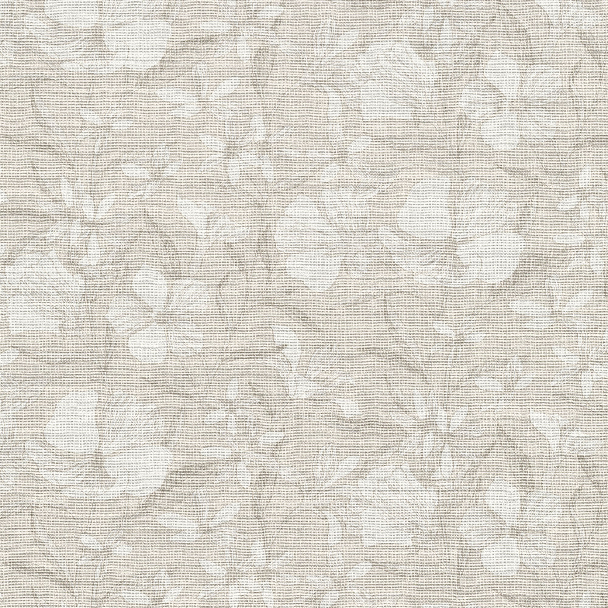 Floral Breeze Wallpaper in beige color - pattern number 8411-VRTR-AC5 - by Veer Decor in the Veer Decor 2025 Collection collection