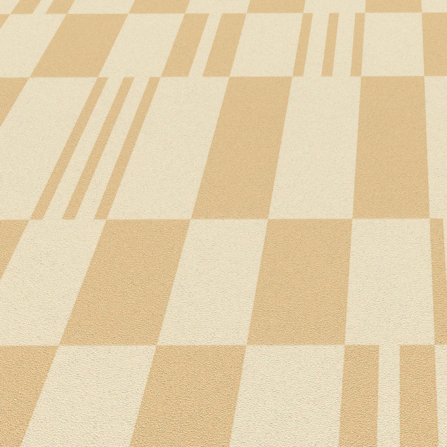 Sun Geo Stripe Wallpaper in orange color - pattern number 8411-VRTR-AD2 - by Veer Decor in the Veer Decor 2025 Collection collection