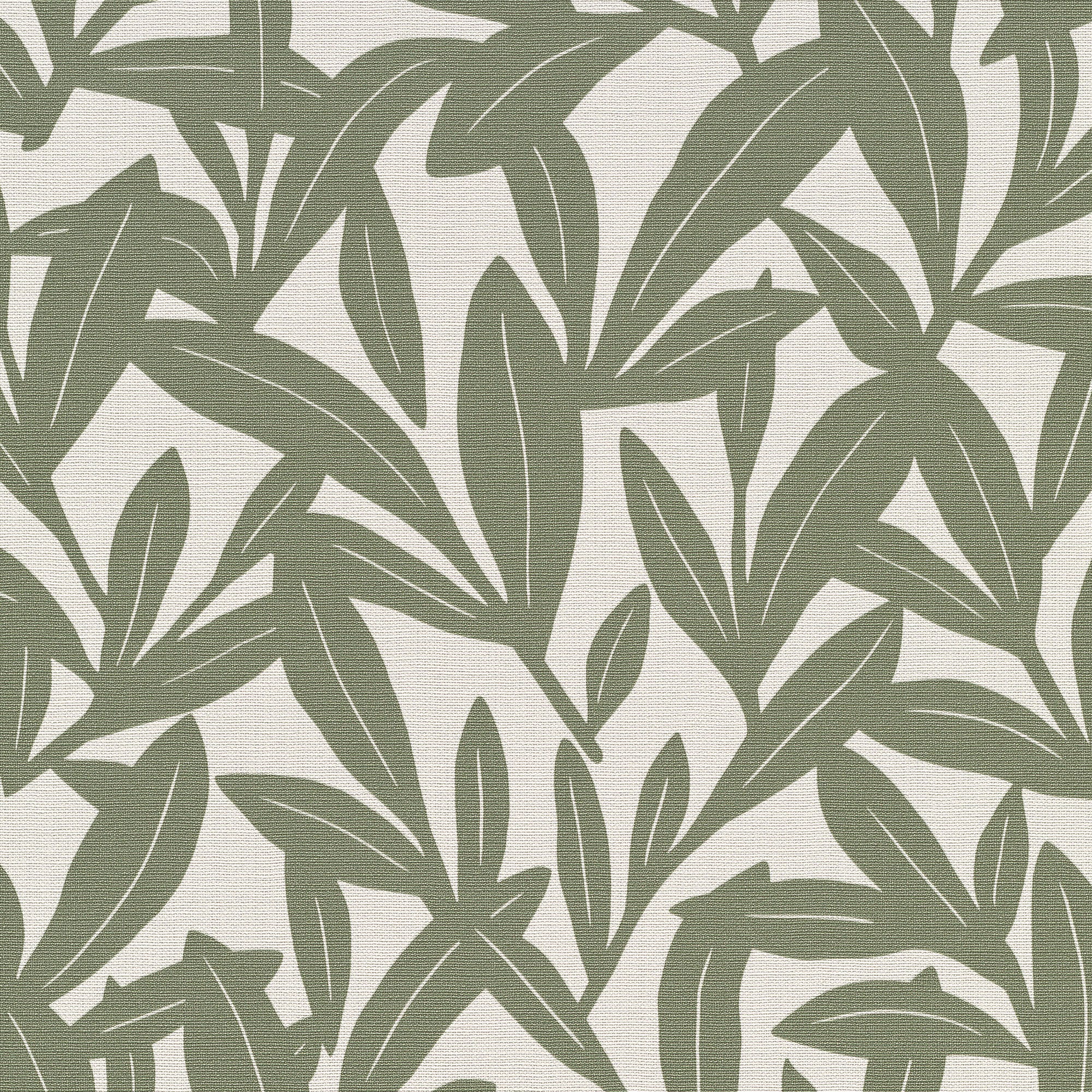 Shadowleaf Wallpaper in green color - pattern number 8411-VRTR-AE1 - by Veer Decor in the Veer Decor 2025 Collection collection