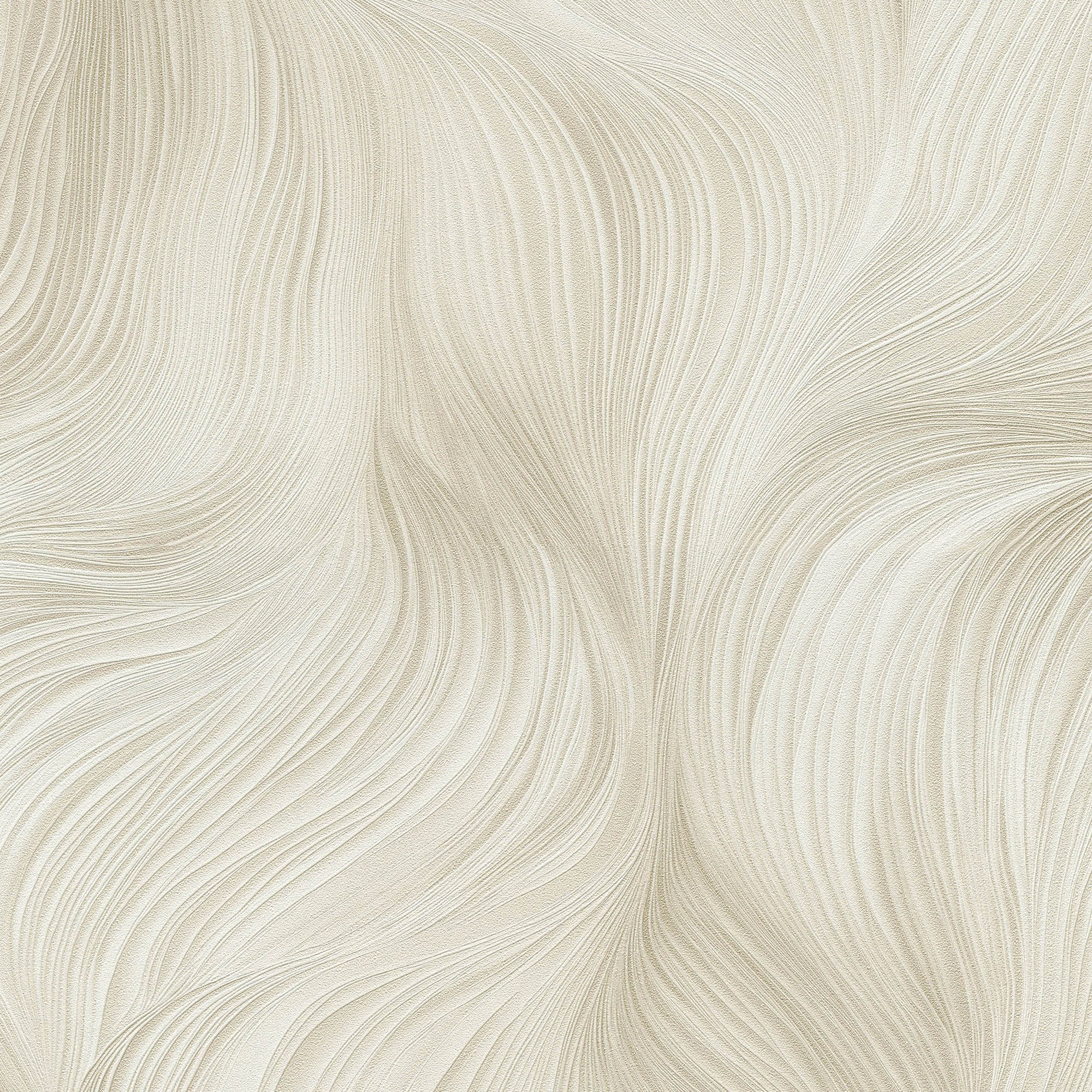 Waves of Light Wallpaper in beige color - pattern number 8413-VRFW-AA1 - by Veer Decor in the Veer Decor 2025 Collection collection