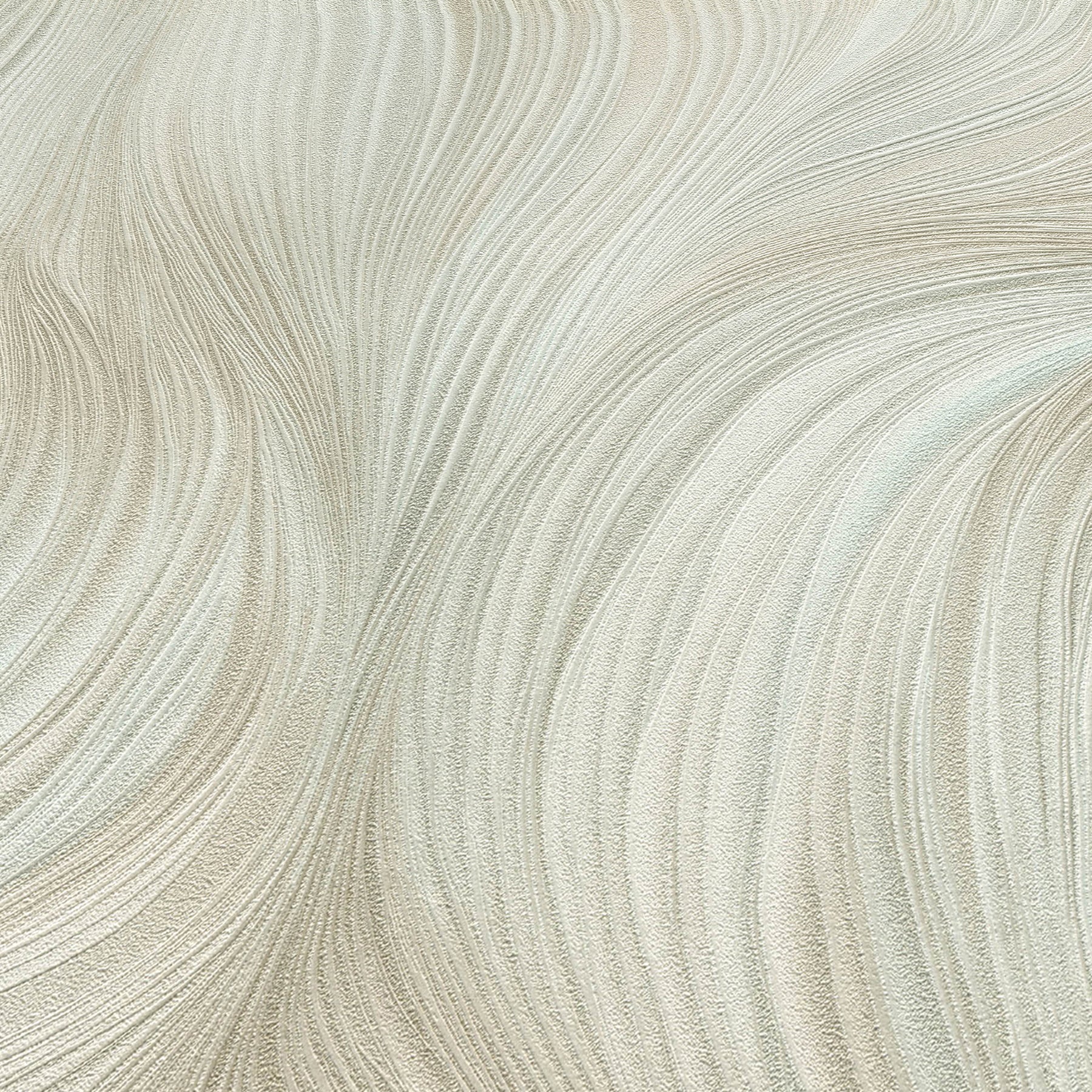 Waves of Light Wallpaper in teal color - pattern number 8413-VRFW-AA3 - by Veer Decor in the Veer Decor 2025 Collection collection