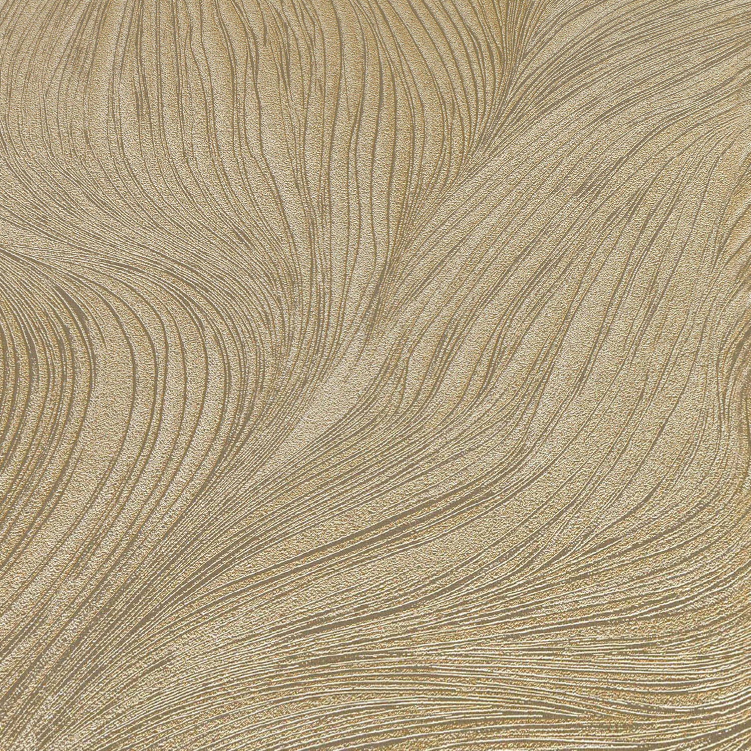 Waves of Light Wallpaper in gold color - pattern number 8413-VRFW-AA4 - by Veer Decor in the Veer Decor 2025 Collection collection