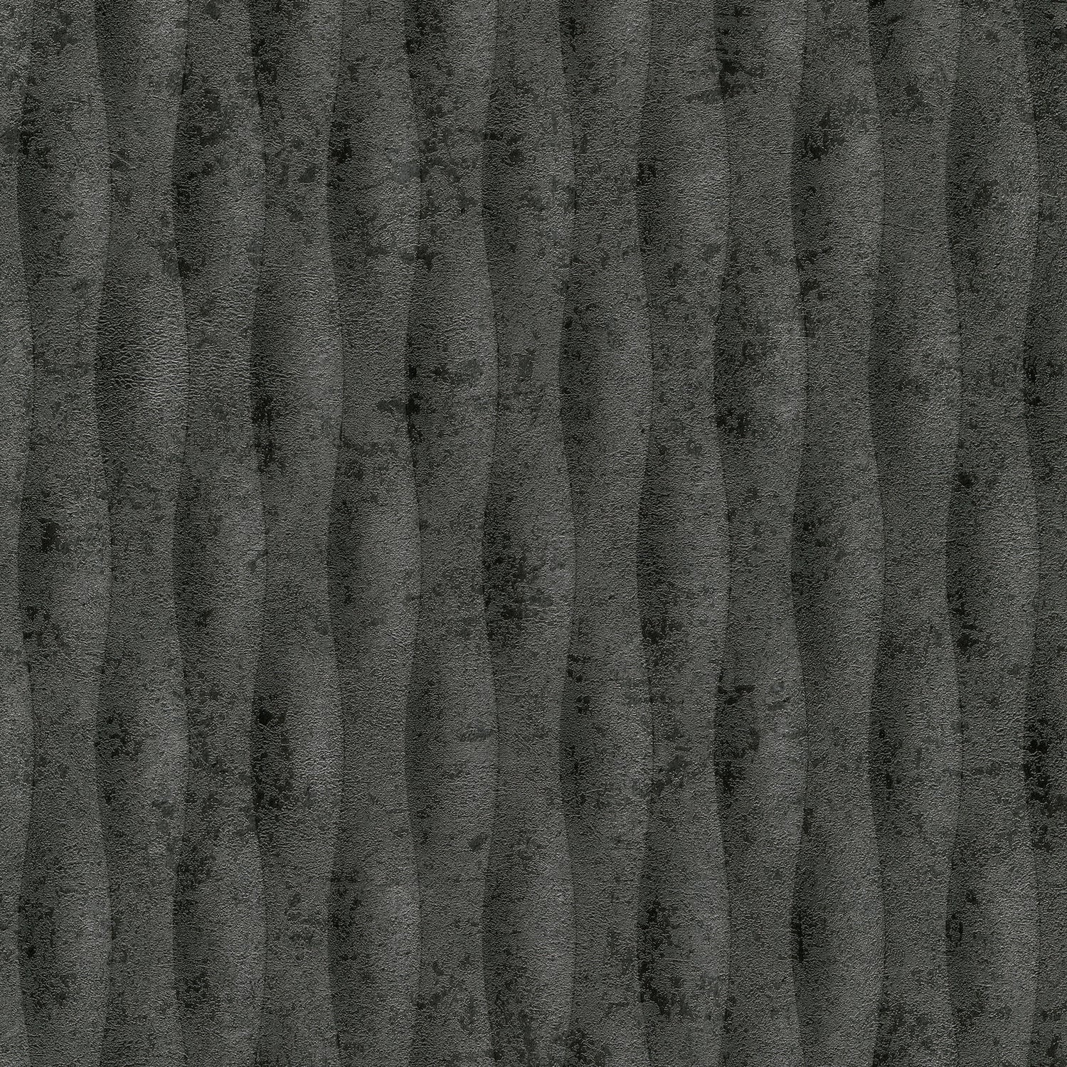 Concrete Illusion Wallpaper in black color - pattern number 8413-VRFW-AB3 - by Veer Decor in the Veer Decor 2025 Collection collection