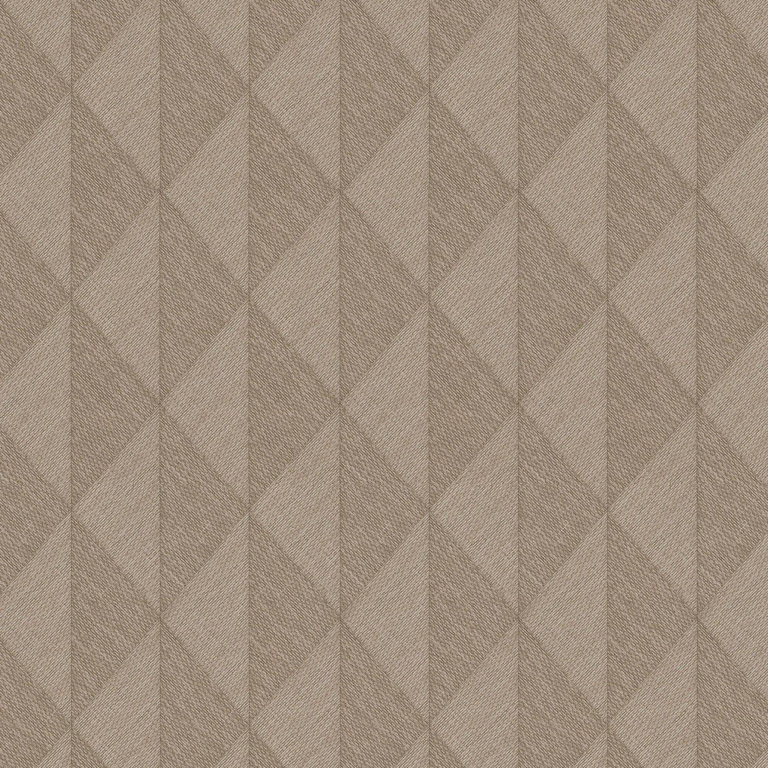 Woven Diamond Whisper Wallpaper in brown color - pattern number 8413-VRFW-AC2 - by Veer Decor in the Veer Decor 2025 Collection collection