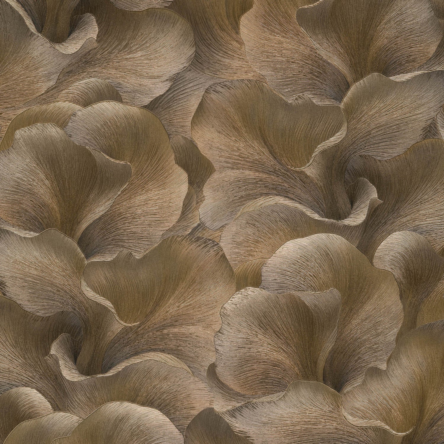 Floral Glow Wallpaper in brown color - pattern number 8413-VRFW-AF2 - by Veer Decor in the Veer Decor 2025 Collection collection