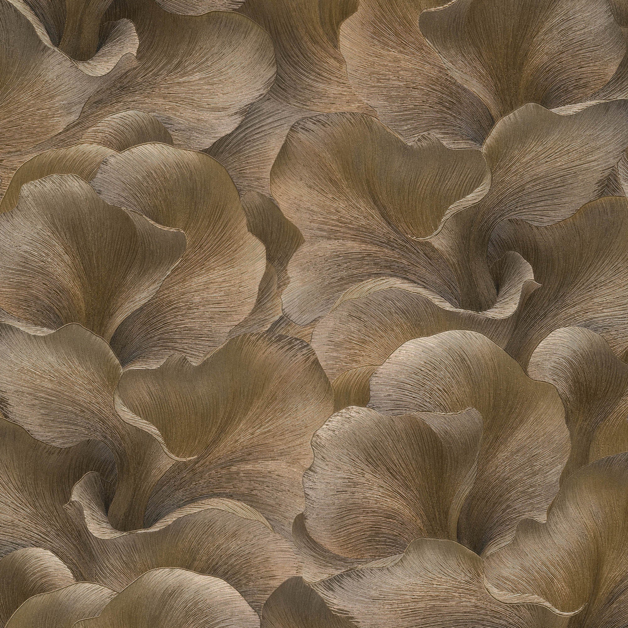 Floral Glow Wallpaper in brown color - pattern number 8413-VRFW-AF2 - by Veer Decor in the Veer Decor 2025 Collection collection