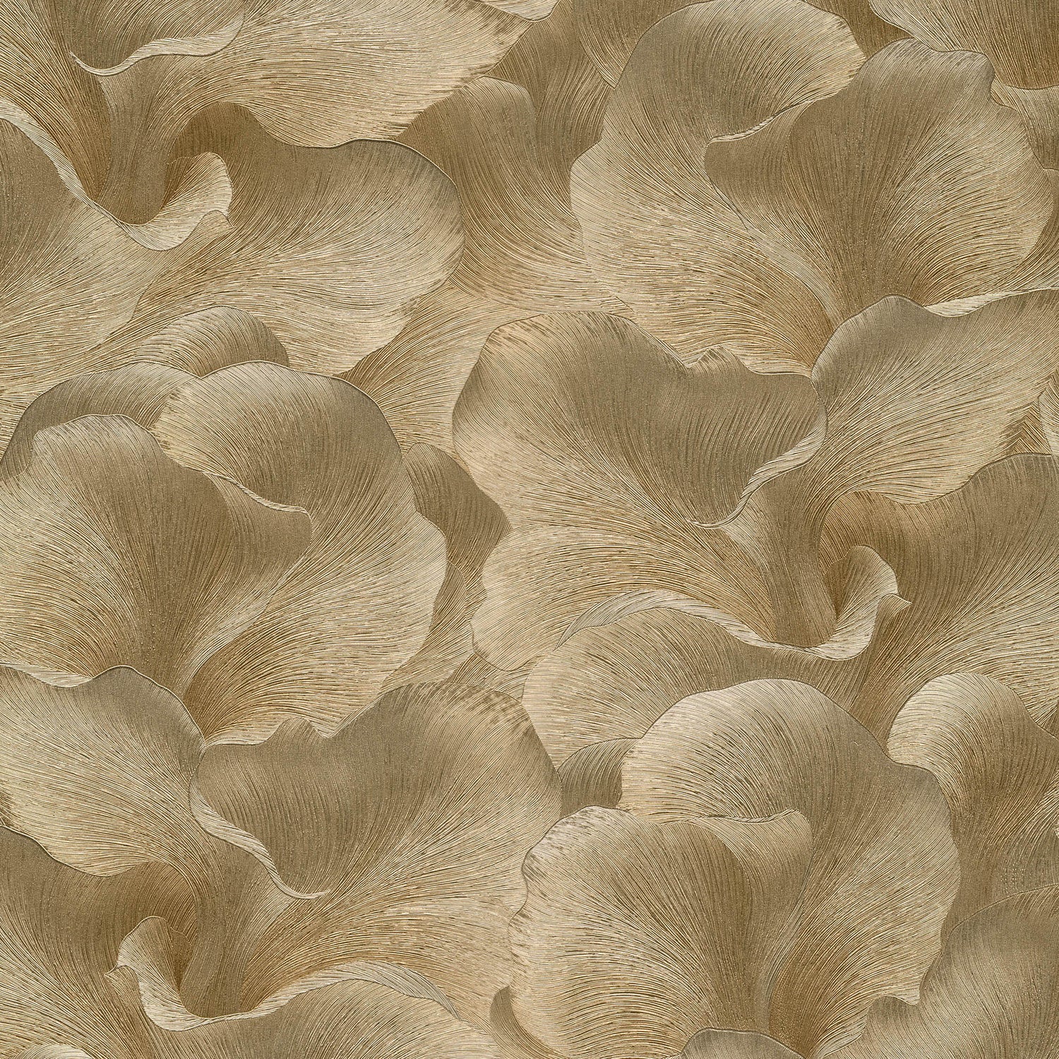 Floral Glow Wallpaper in gold color - pattern number 8413-VRFW-AF4 - by Veer Decor in the Veer Decor 2025 Collection collection