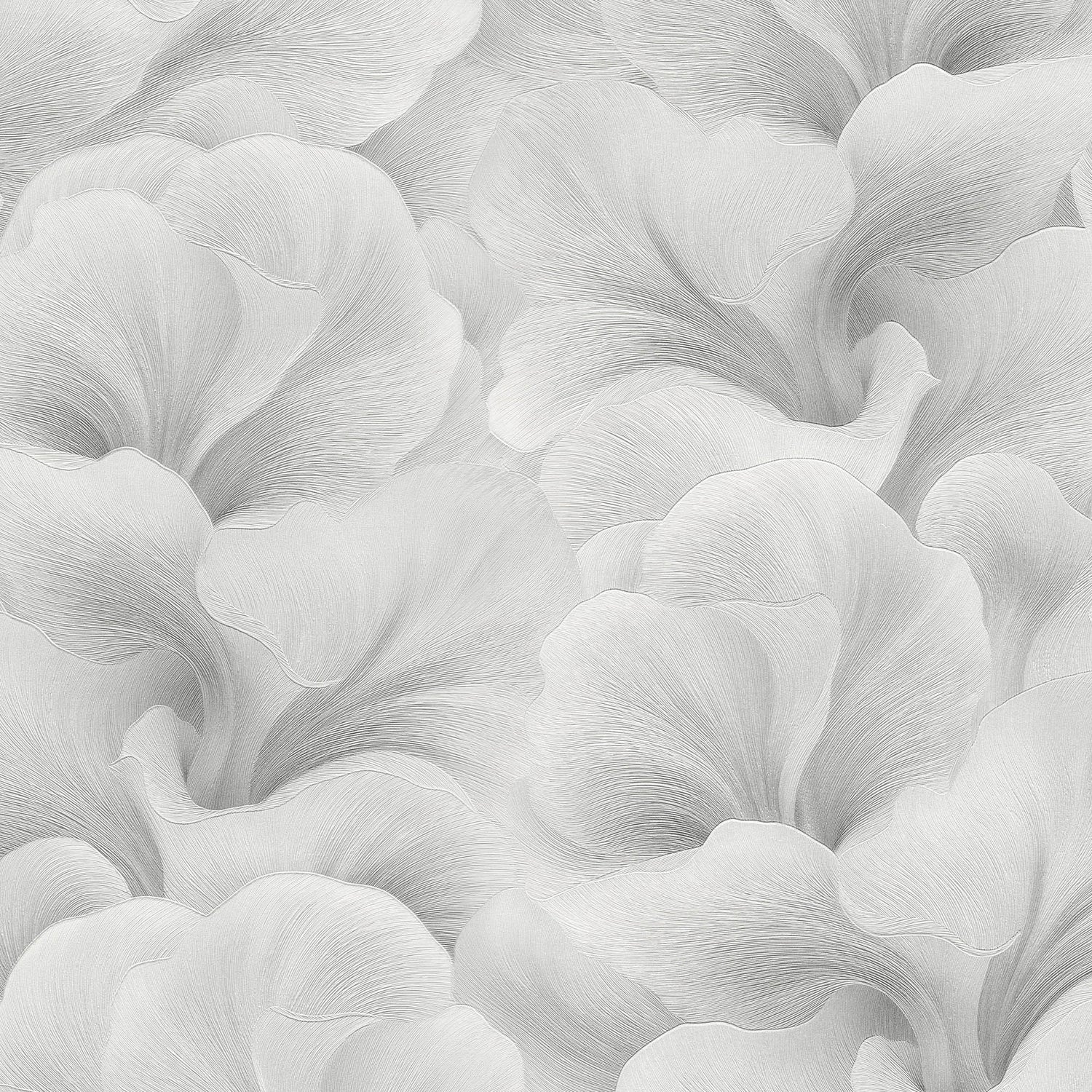 Floral Glow Wallpaper in gray color - pattern number 8413-VRFW-AF5 - by Veer Decor in the Veer Decor 2025 Collection collection