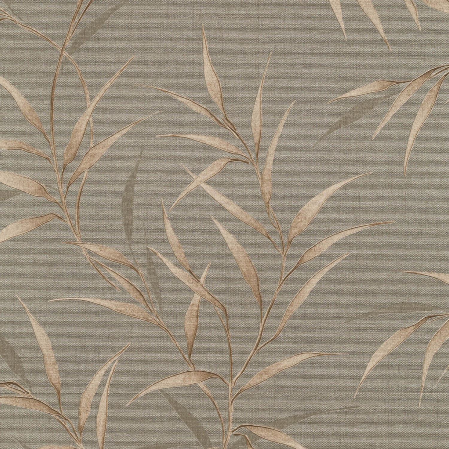 Yamato Leaves Wallpaper in brown color - pattern number 8413-VRFW-AG3 - by Veer Decor in the Veer Decor 2025 Collection collection