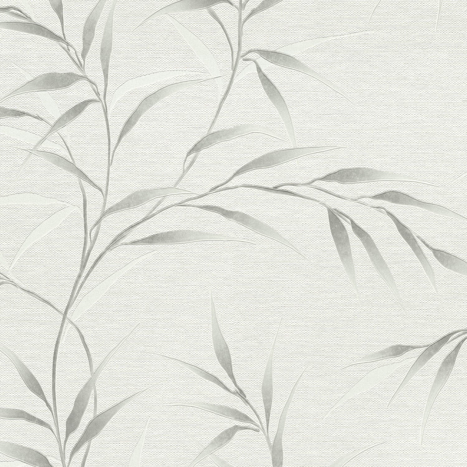 Yamato Leaves Wallpaper in gray color - pattern number 8413-VRFW-AG5 - by Veer Decor in the Veer Decor 2025 Collection collection