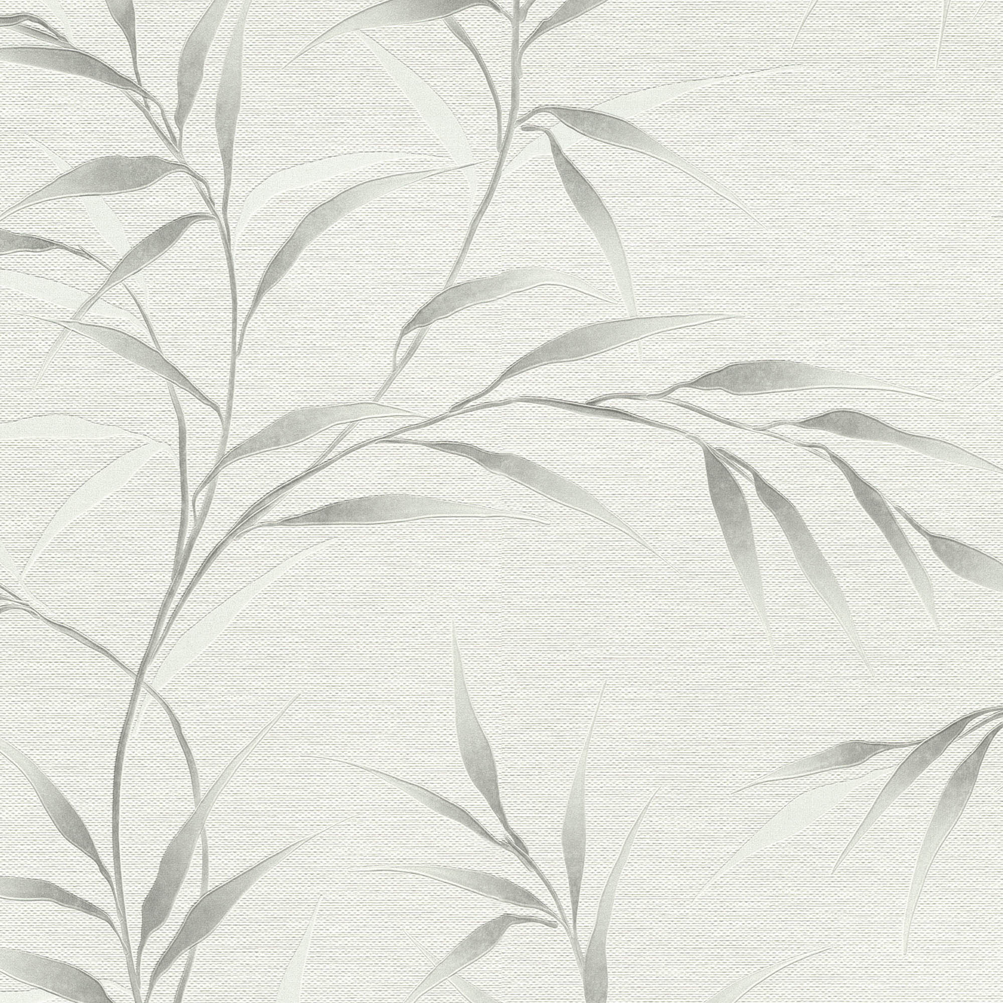 Yamato Leaves Wallpaper in gray color - pattern number 8413-VRFW-AG5 - by Veer Decor in the Veer Decor 2025 Collection collection
