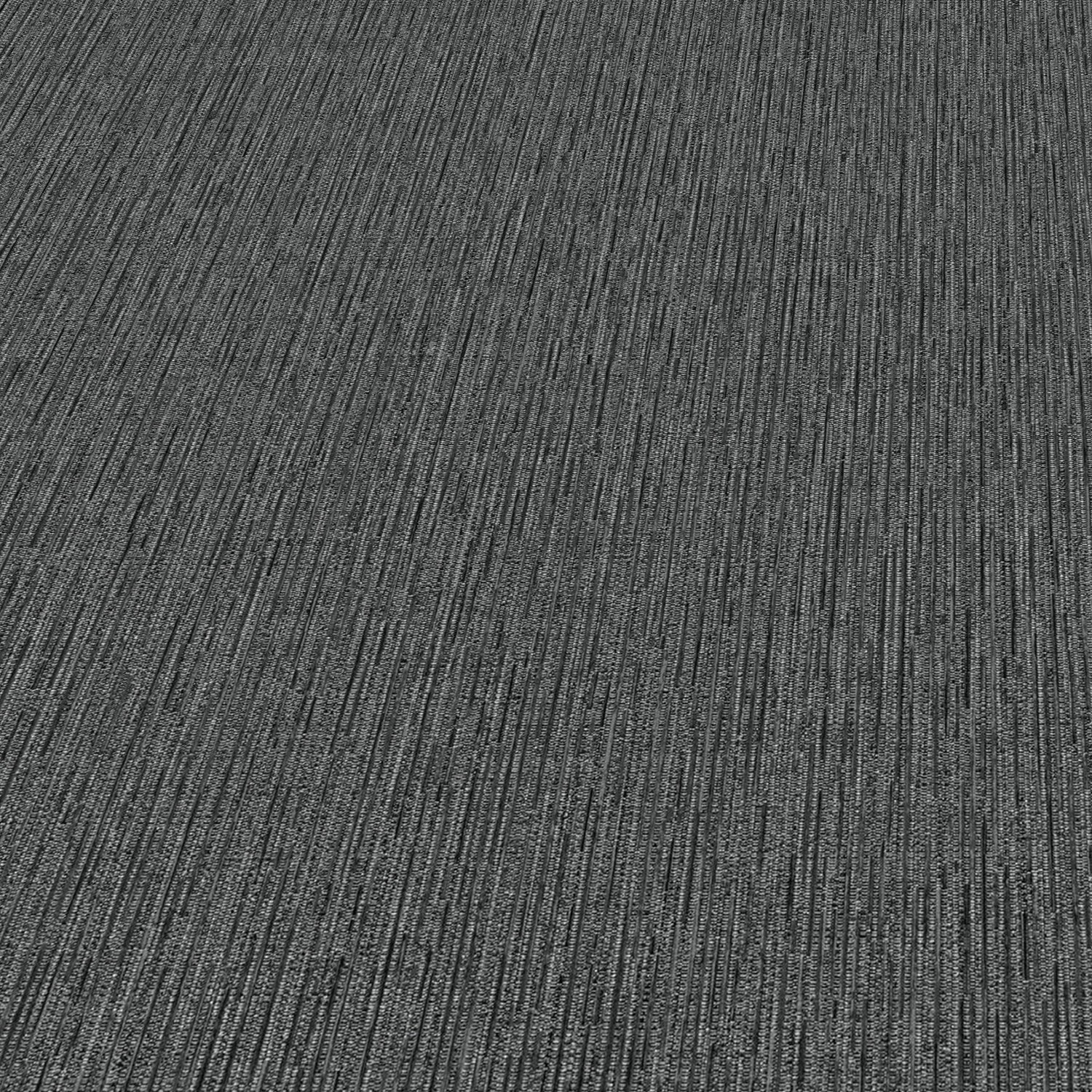 Soft Loom Stria Wallpaper in black color - pattern number 8413-VRFW-AI6 - by Veer Decor in the Veer Decor 2025 Collection collection