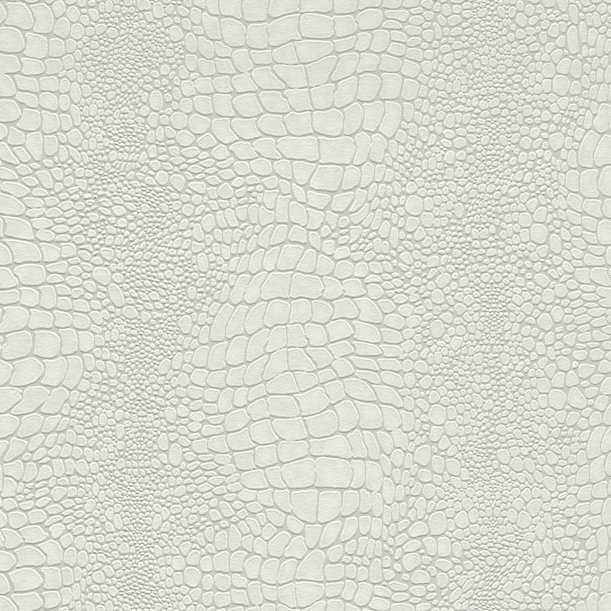 Scala Crocodile Skin Wallpaper in cream color - pattern number 8414-VRINC-AA2 - by Veer Decor in the Veer Decor 2025 Collection collection