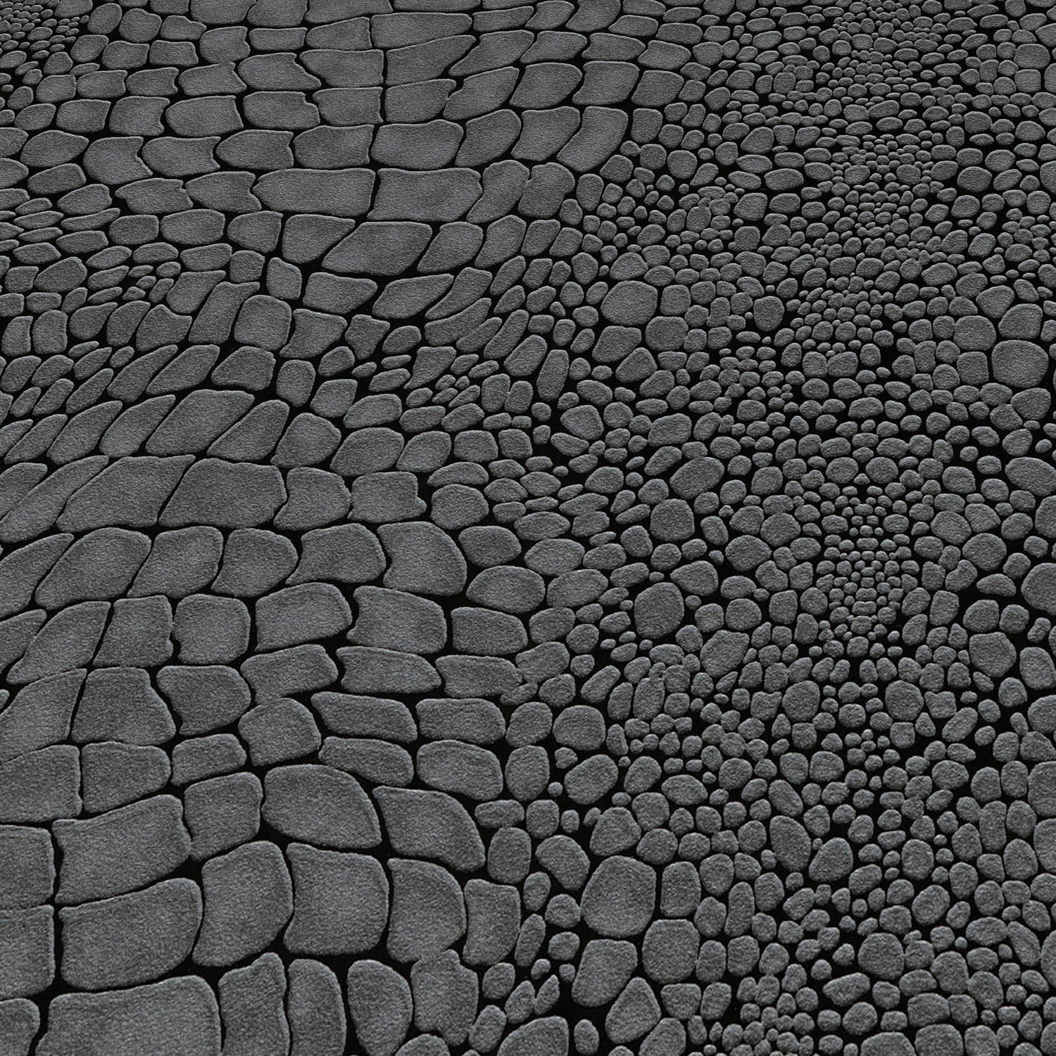 Scala Crocodile Skin Wallpaper in black color - pattern number 8414-VRINC-AA3 - by Veer Decor in the Veer Decor 2025 Collection collection