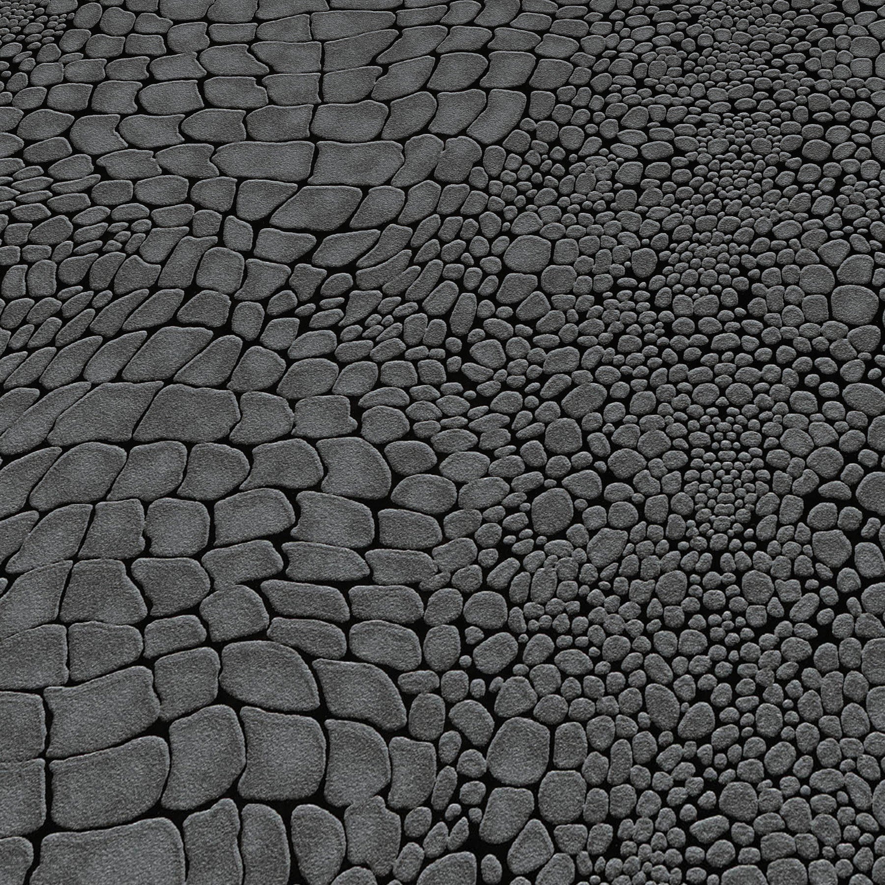 Scala Crocodile Skin Wallpaper in black color - pattern number 8414-VRINC-AA3 - by Veer Decor in the Veer Decor 2025 Collection collection