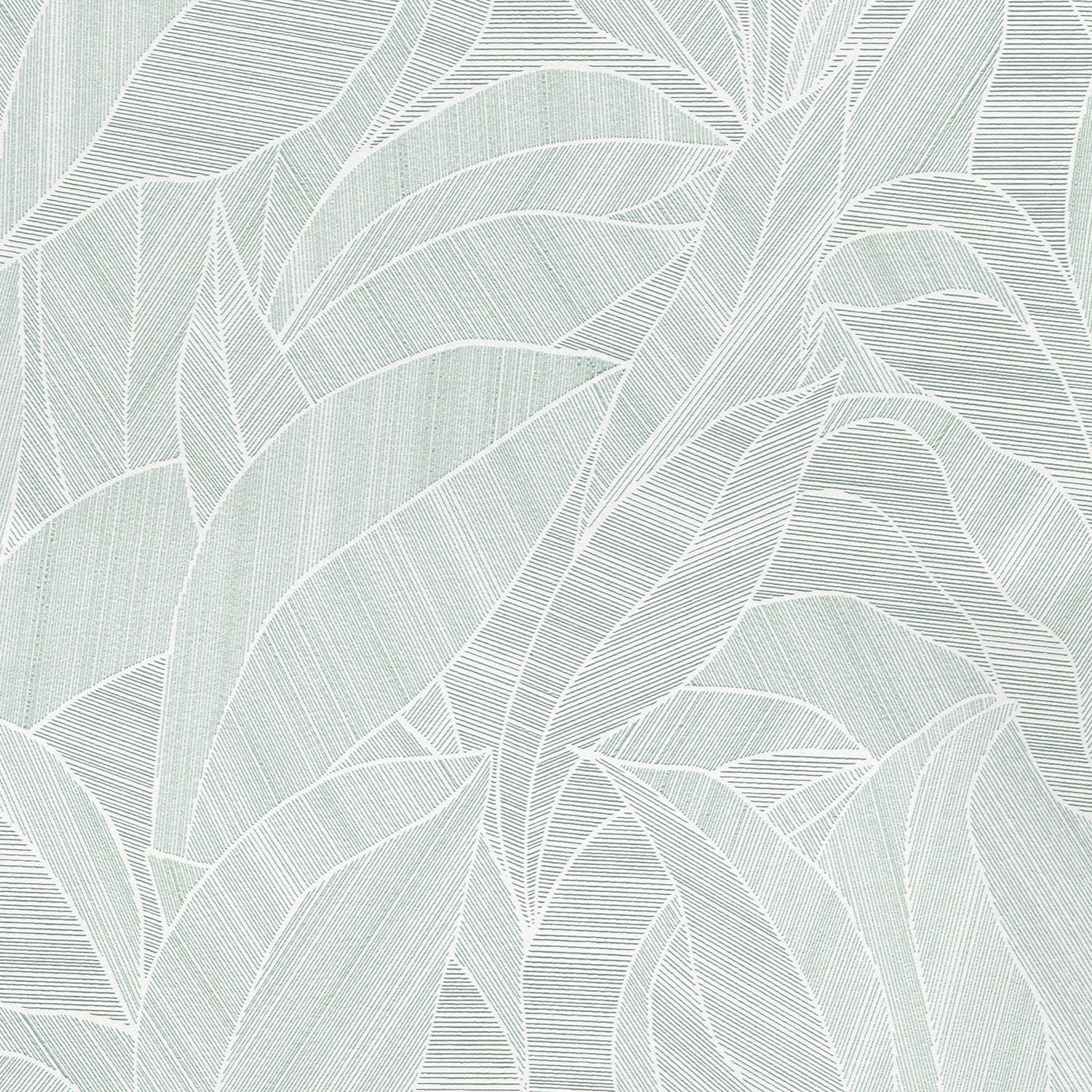 Silvana Leaves Wallpaper in green color - pattern number 8414-VRINC-AB3 - by Veer Decor in the Veer Decor 2025 Collection collection