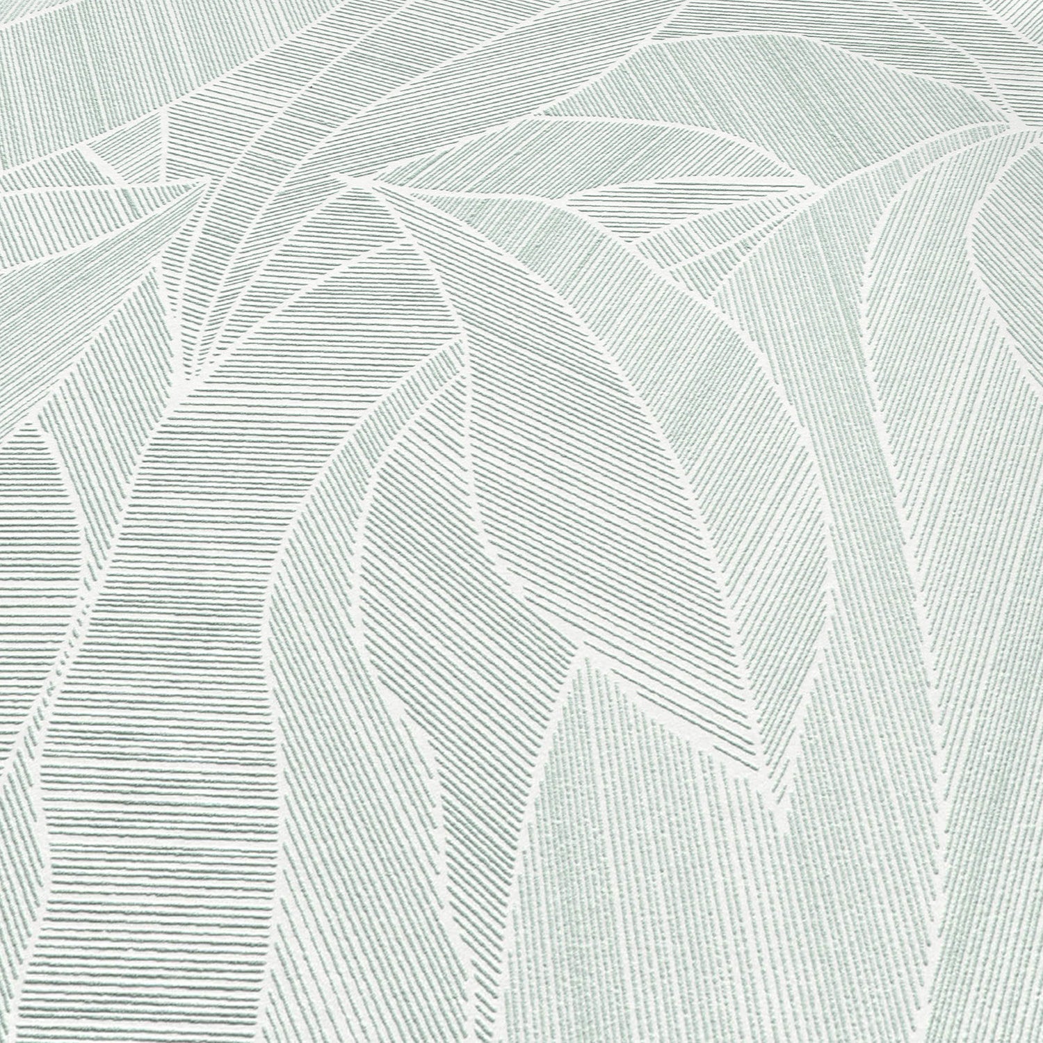 Silvana Leaves Wallpaper in green color - pattern number 8414-VRINC-AB3 - by Veer Decor in the Veer Decor 2025 Collection collection