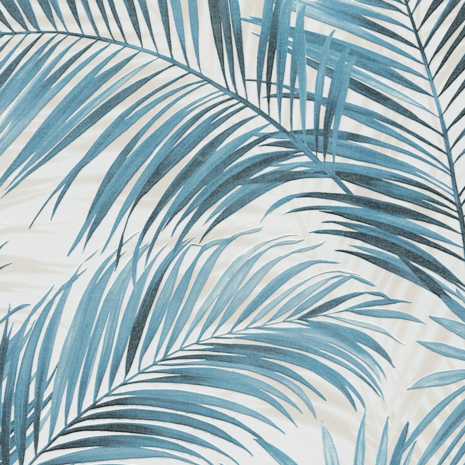 Calvado Palm Wallpaper in blue color - pattern number 8414-VRINC-AC4 - by Veer Decor in the Veer Decor 2025 Collection collection