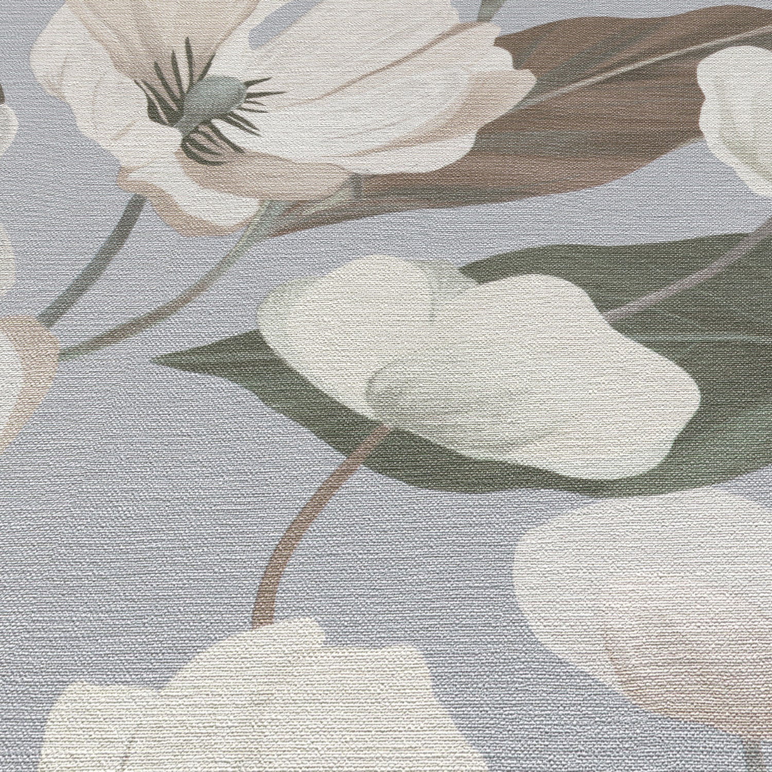 Fairy Blossom Wallpaper in gray color - pattern number 8415-VRSG-AC4 - by Veer Decor in the Veer Decor 2025 Collection collection