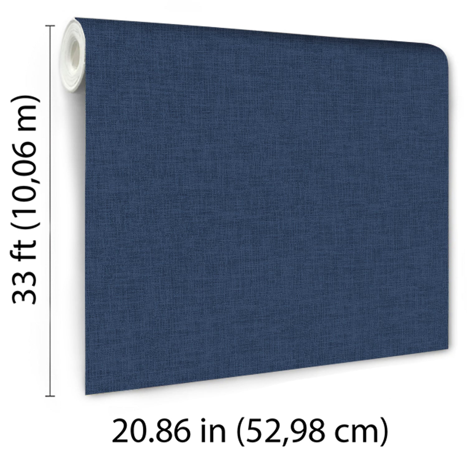 Antibes Linen Weave Texture Wallpaper in navy color - pattern number 8421-ANT-AA13 - by Veer Decor in the Veer Decor 2025 Collection collection