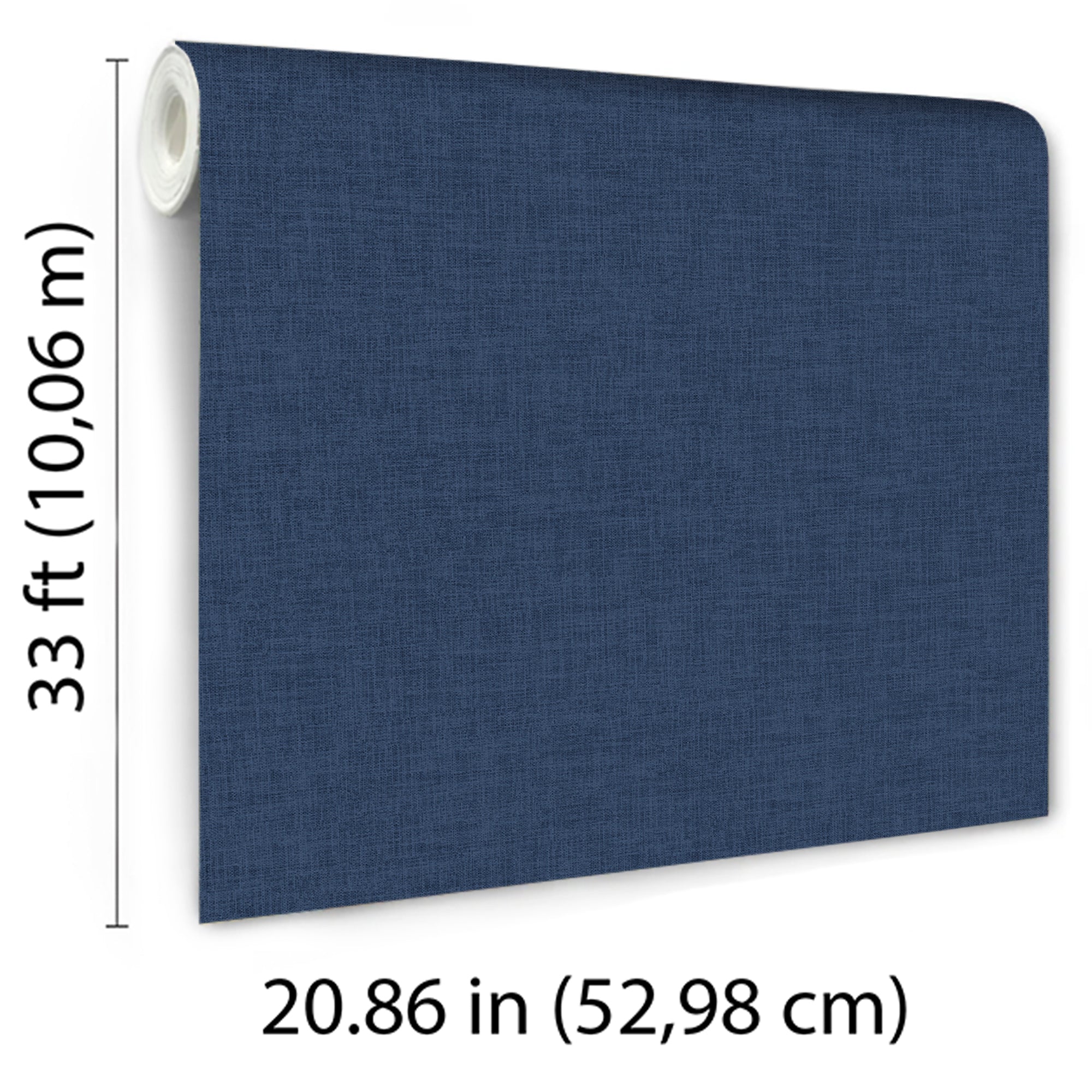 Antibes Linen Weave Texture Wallpaper in navy color - pattern number 8421-ANT-AA13 - by Veer Decor in the Veer Decor 2025 Collection collection