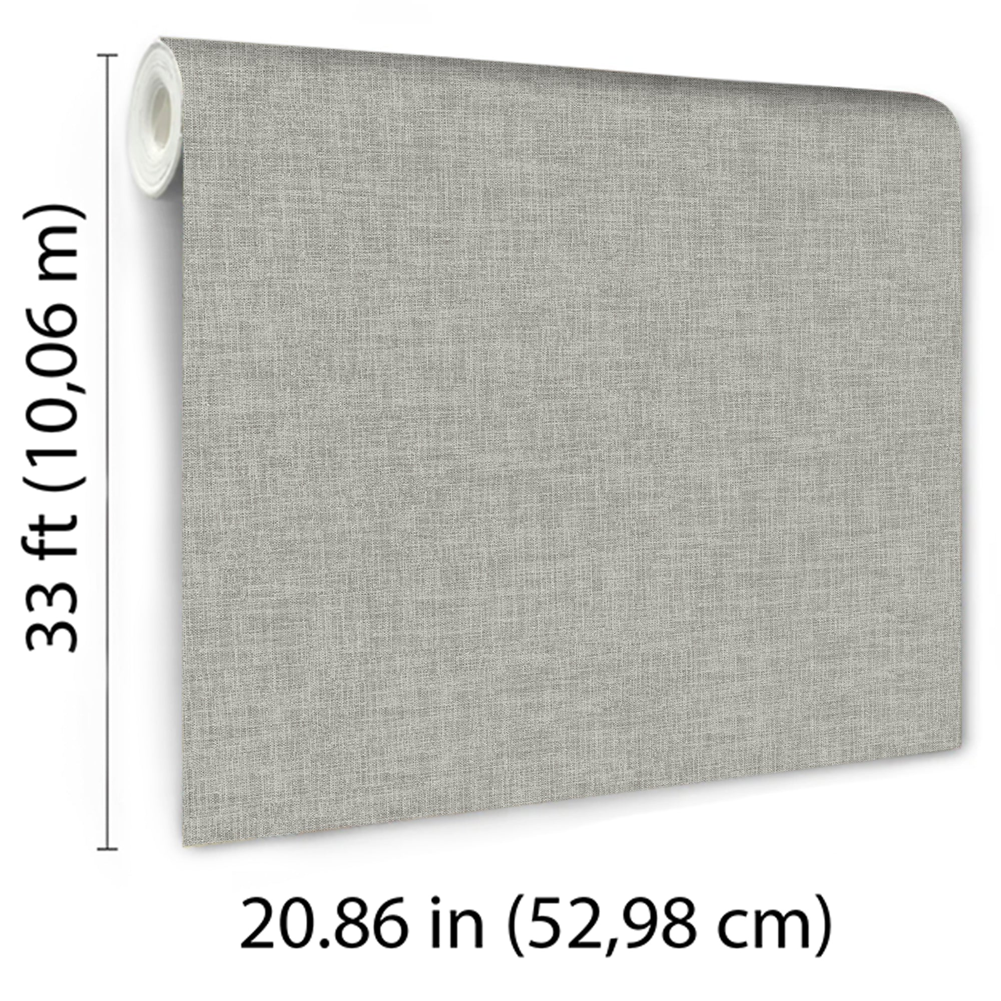Antibes Linen Weave Texture Wallpaper in gray color - pattern number 8421-ANT-AA8 - by Veer Decor in the Veer Decor 2025 Collection collection