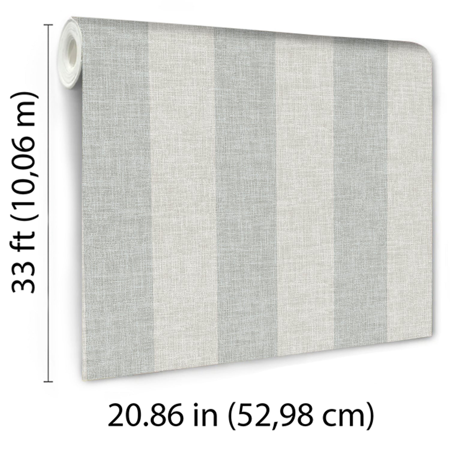 Antibes Linen Stripes Wallpaper in blue color - pattern number 8421-ANT-AB1 - by Veer Decor in the Veer Decor 2025 Collection collection
