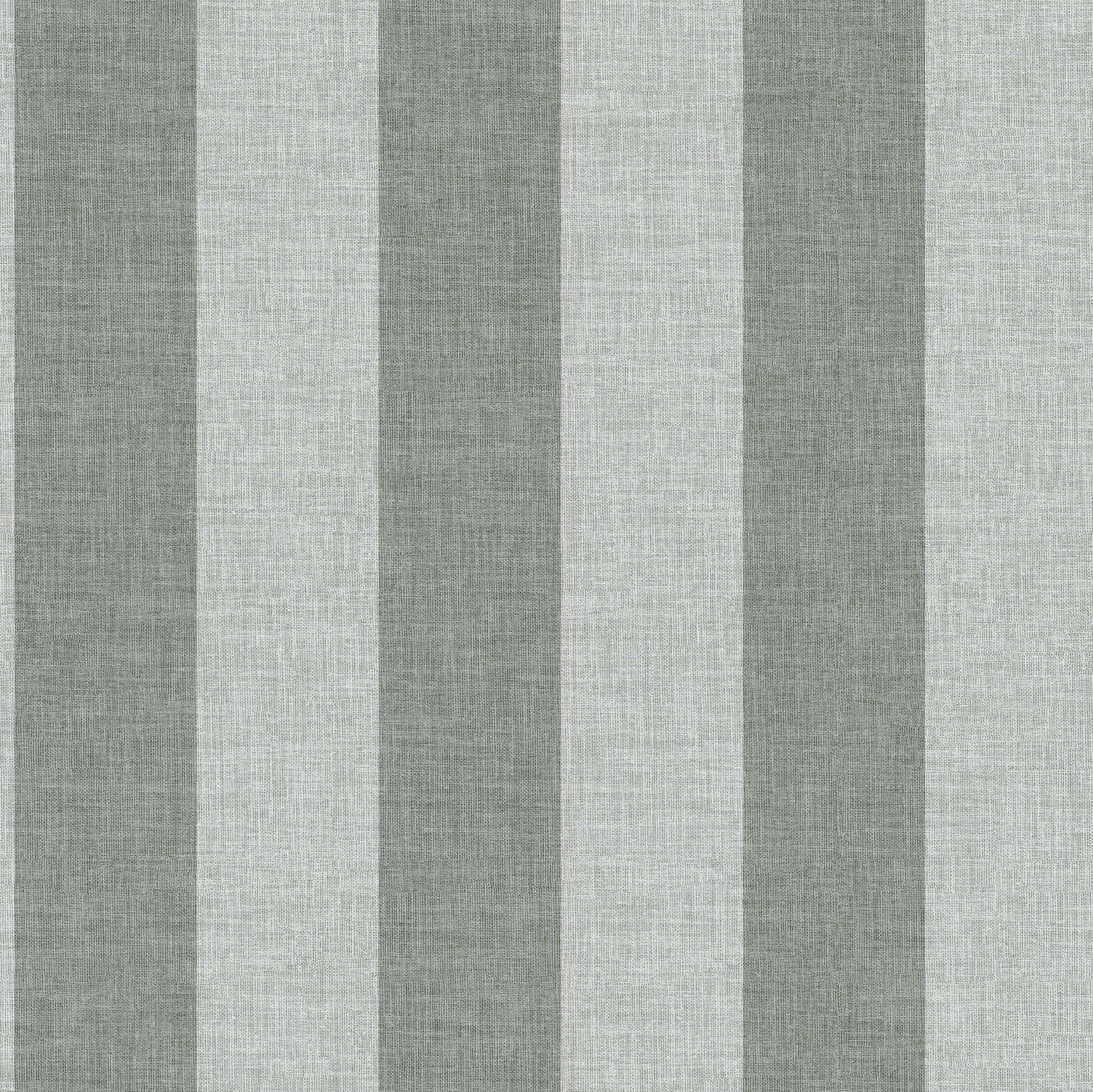 Antibes Linen Stripes Wallpaper in green color - pattern number 8421-ANT-AB3 - by Veer Decor in the Veer Decor 2025 Collection collection