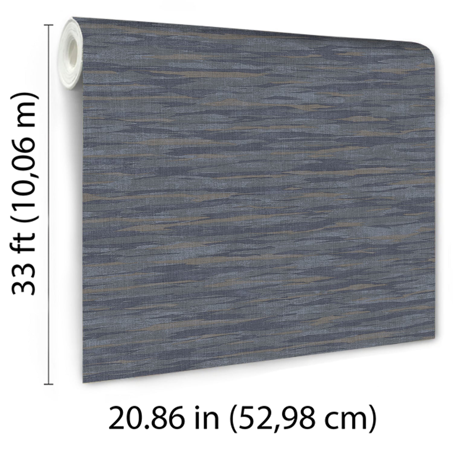 Horizon Wallpaper in navy color - pattern number 8421-ANT-AC4 - by Veer Decor in the Veer Decor 2025 Collection collection