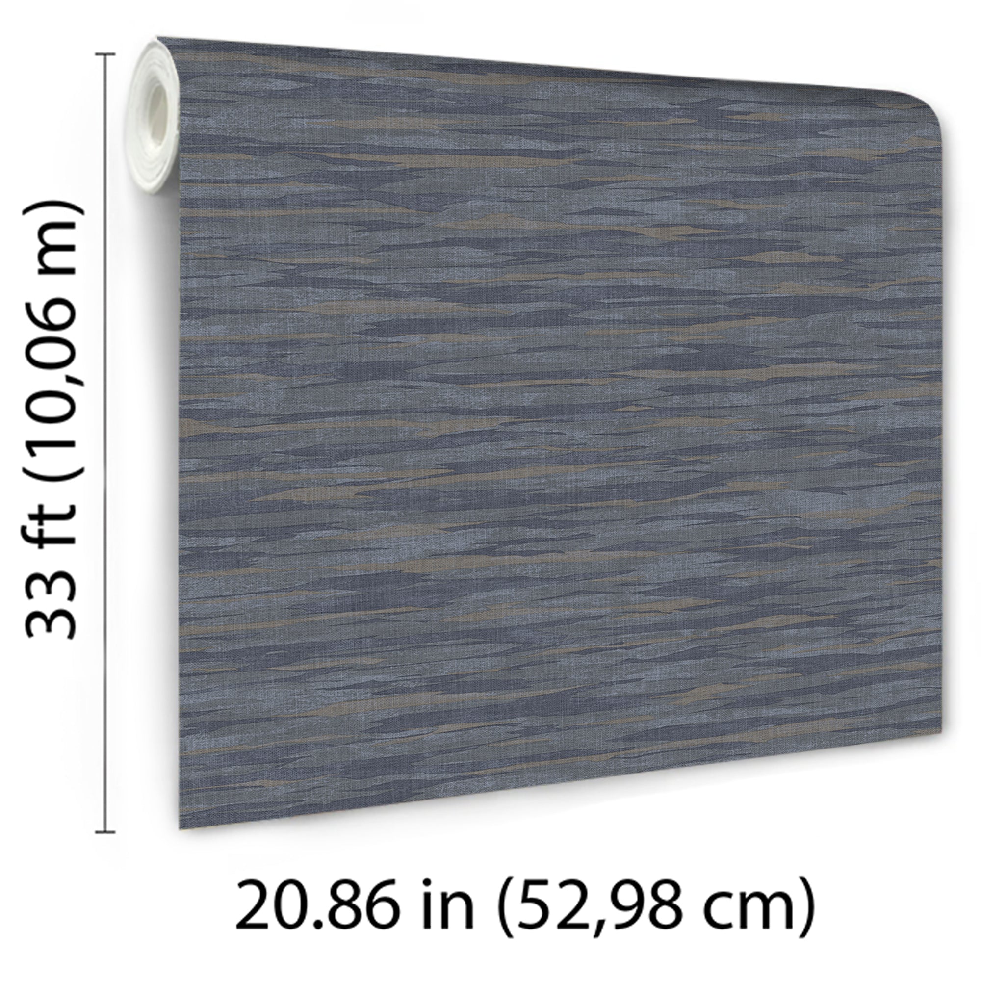 Horizon Wallpaper in navy color - pattern number 8421-ANT-AC4 - by Veer Decor in the Veer Decor 2025 Collection collection
