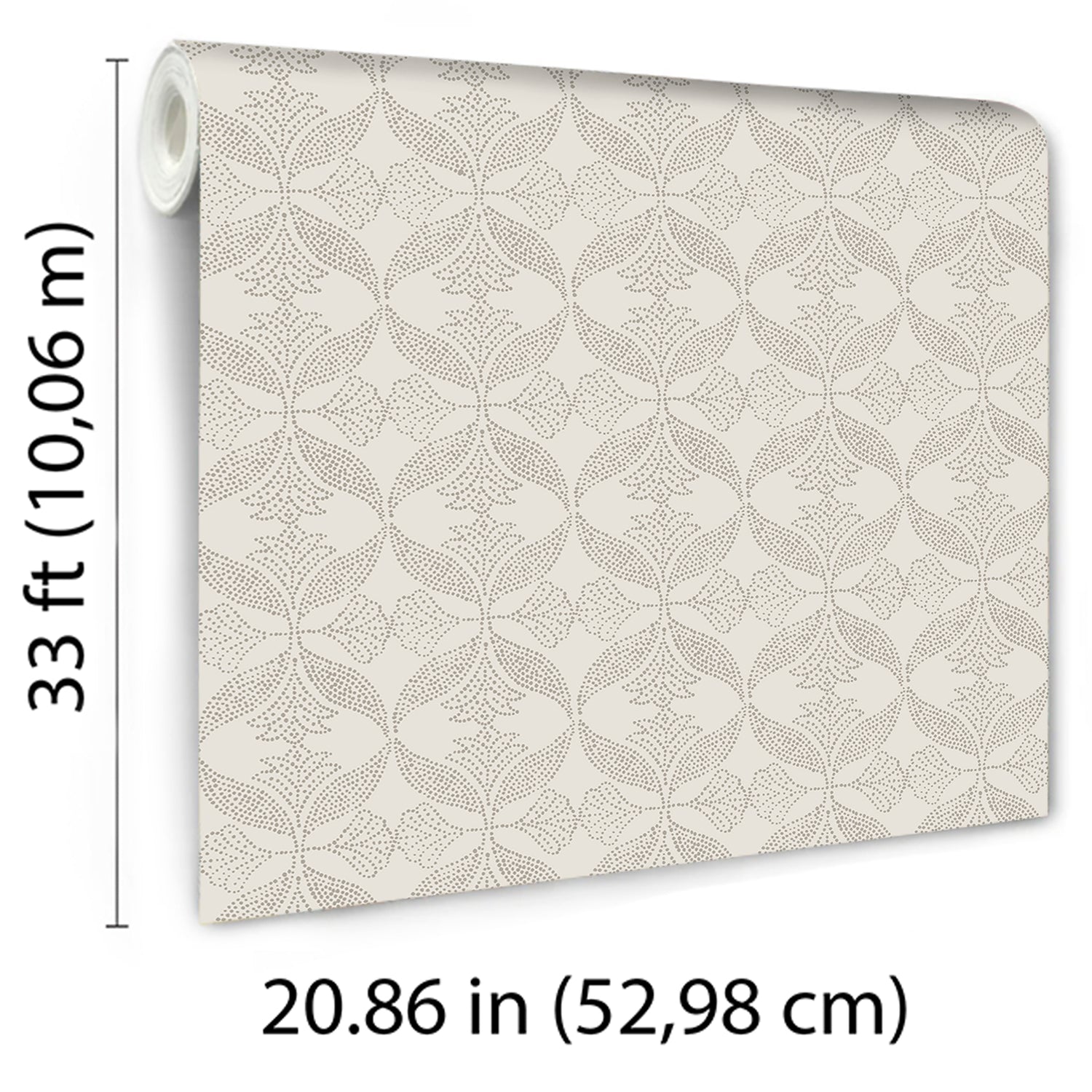 Ornament Wallpaper in beige color - pattern number 8421-ANT-AD1 - by Veer Decor in the Veer Decor 2025 Collection collection