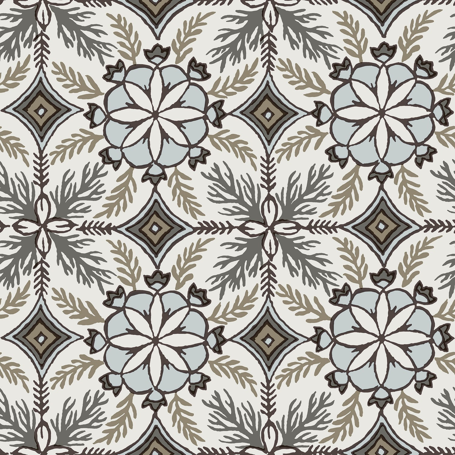 Morocco Wallpaper in taupe color - pattern number 8421-ANT-AE1 - by Veer Decor in the Veer Decor 2025 Collection collection