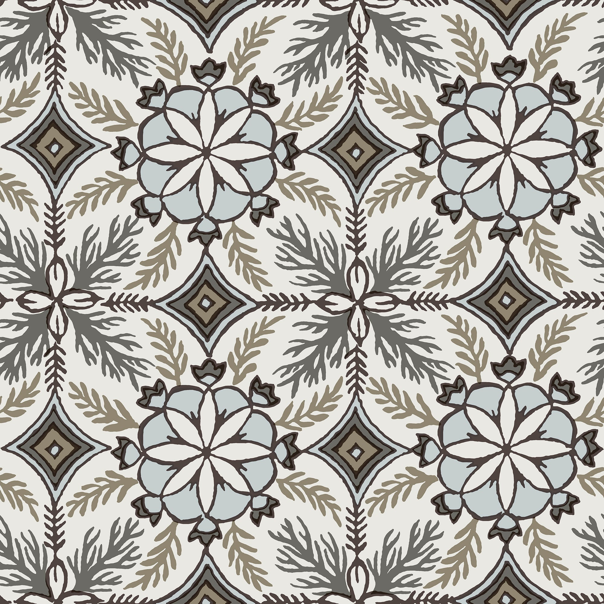 Morocco Wallpaper in taupe color - pattern number 8421-ANT-AE1 - by Veer Decor in the Veer Decor 2025 Collection collection