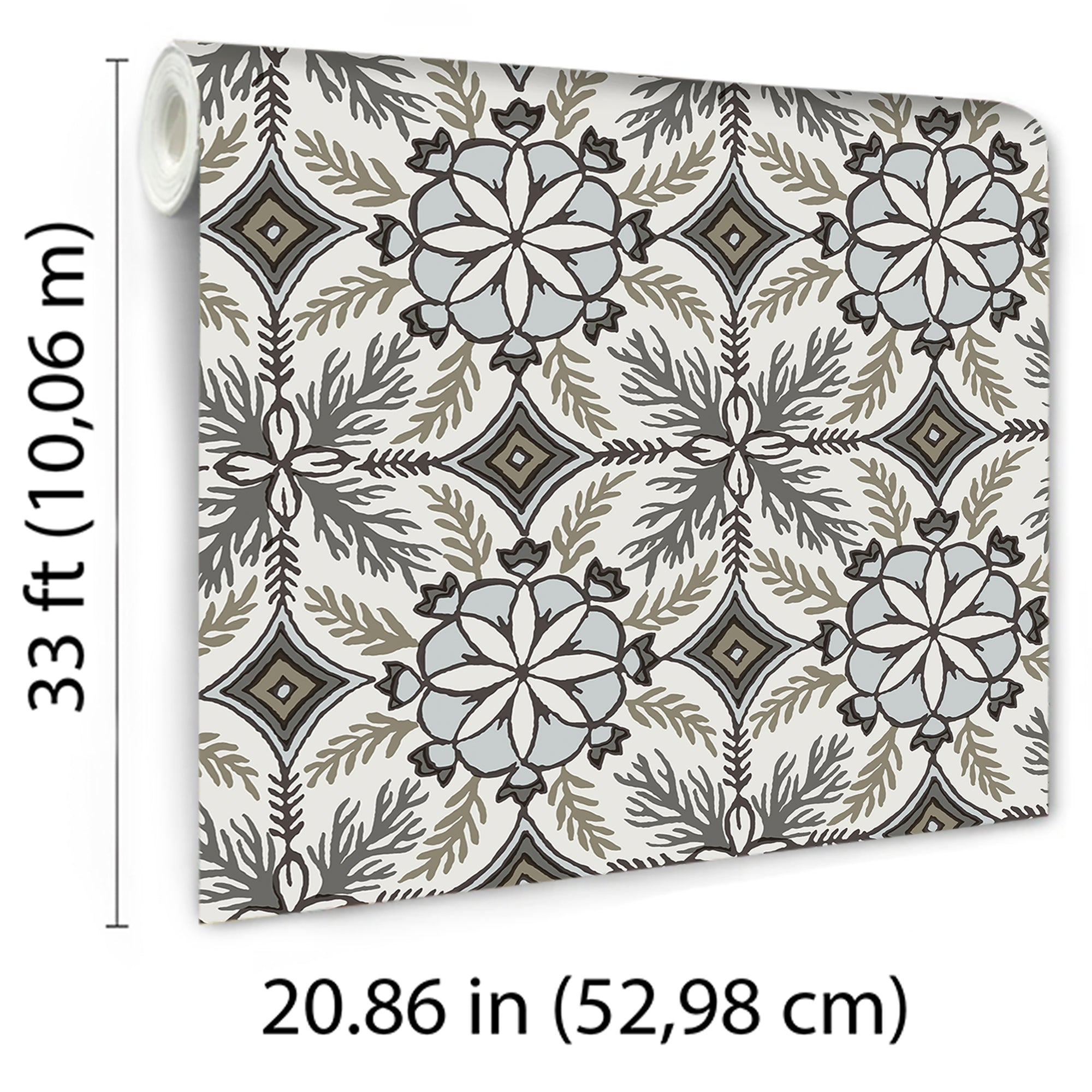 Morocco Wallpaper in taupe color - pattern number 8421-ANT-AE1 - by Veer Decor in the Veer Decor 2025 Collection collection