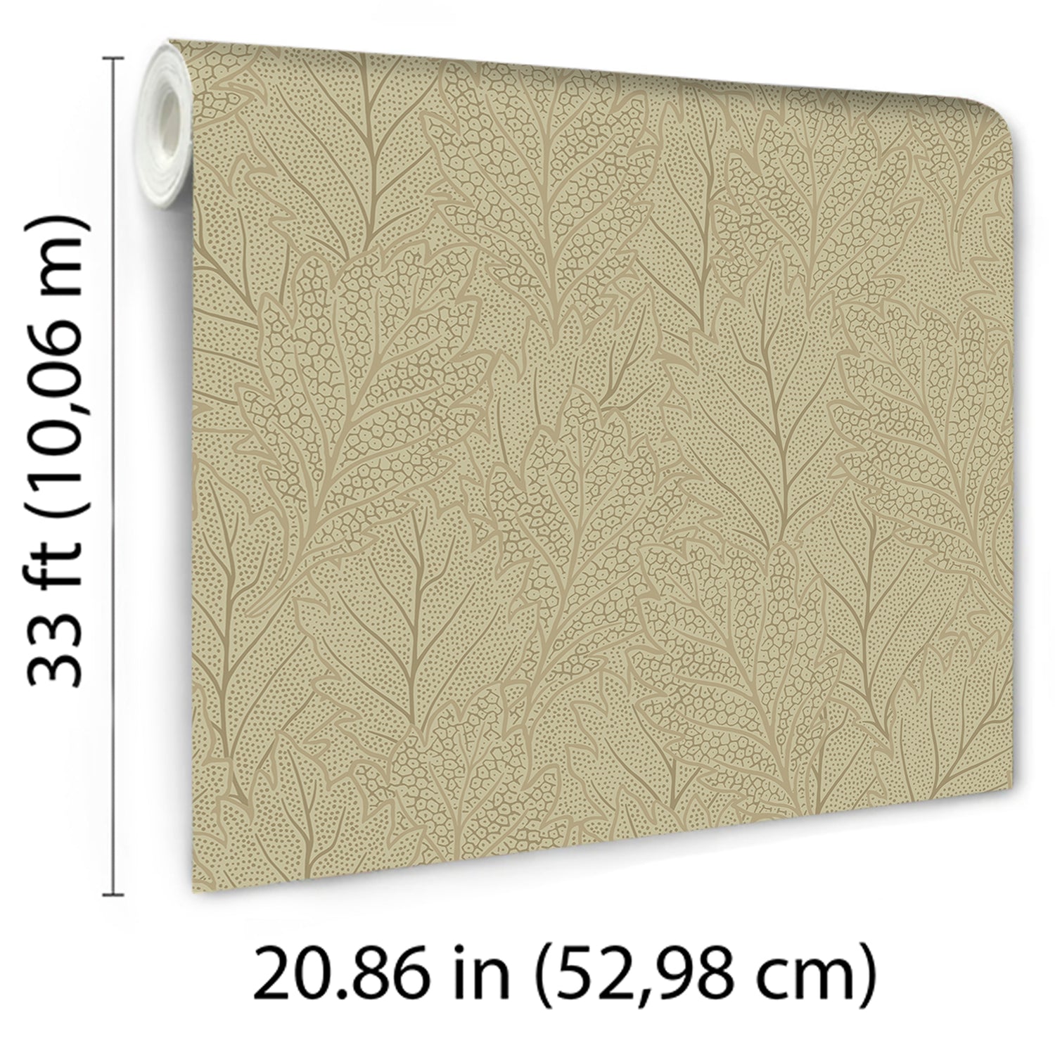 Quercus Leaves Wallpaper in green color - pattern number 8421-ANT-AG2 - by Veer Decor in the Veer Decor 2025 Collection collection