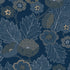 Antibes Flora Wallpaper in navy color - pattern number 8421-ANT-AH4 - by Veer Decor in the Veer Decor 2025 Collection collection