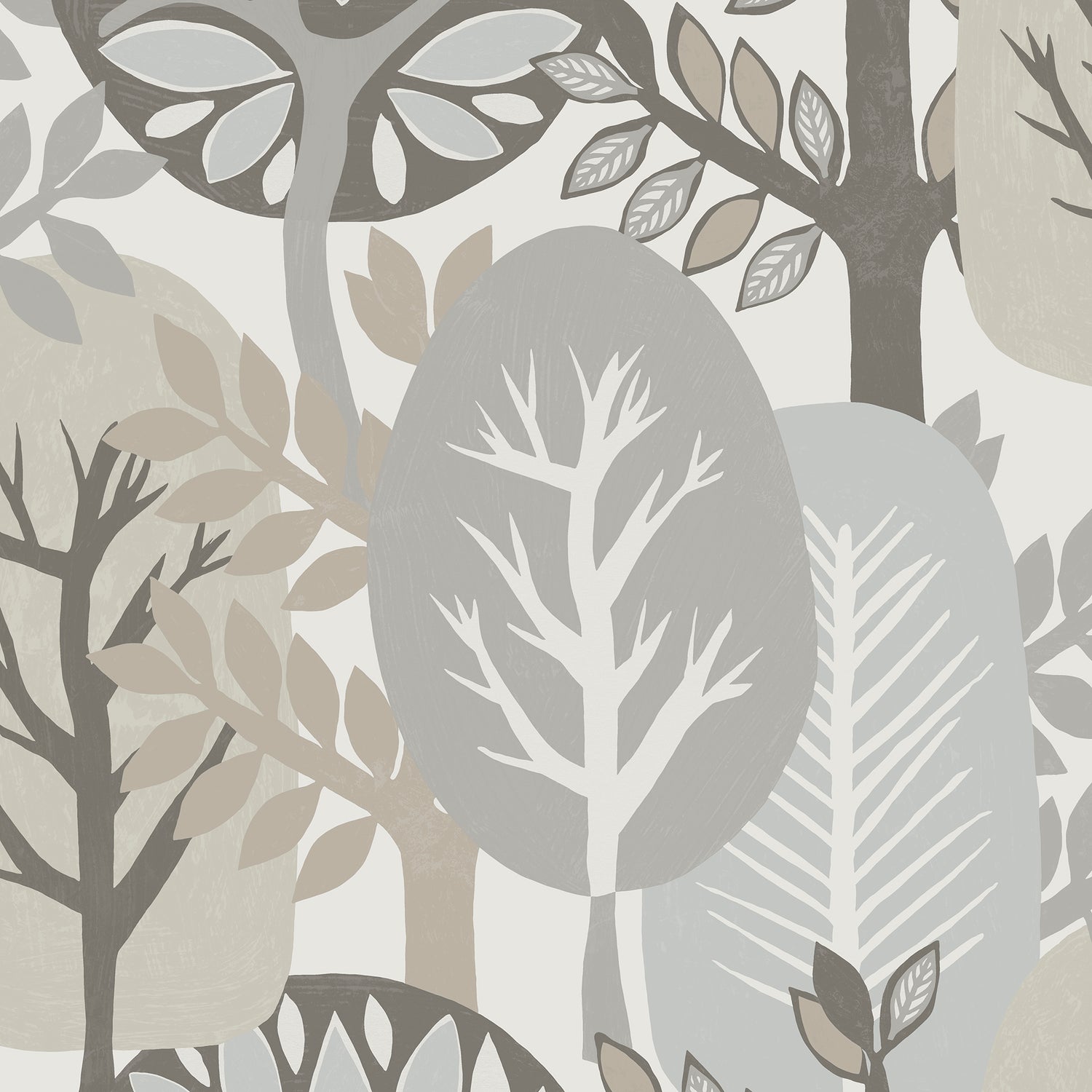 Antibes Nature Forest Wallpaper in green color - pattern number 8421-ANT-AI4 - by Veer Decor in the Veer Decor 2025 Collection collection