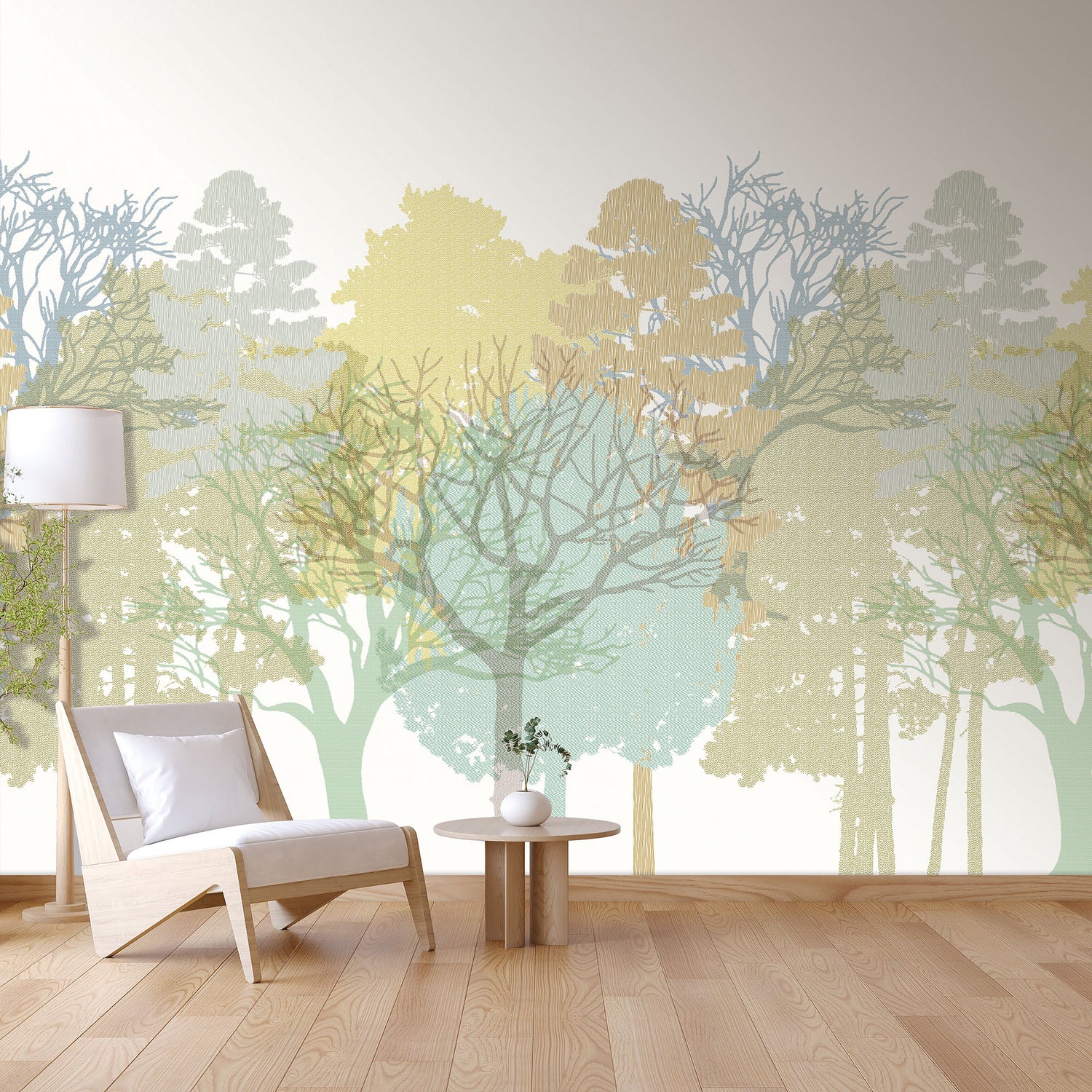 Antibes Nature Mural in beige color - pattern number 8421-ANT-AI3 - by Veer Decor in the Veer Decor 2025 Collection collection