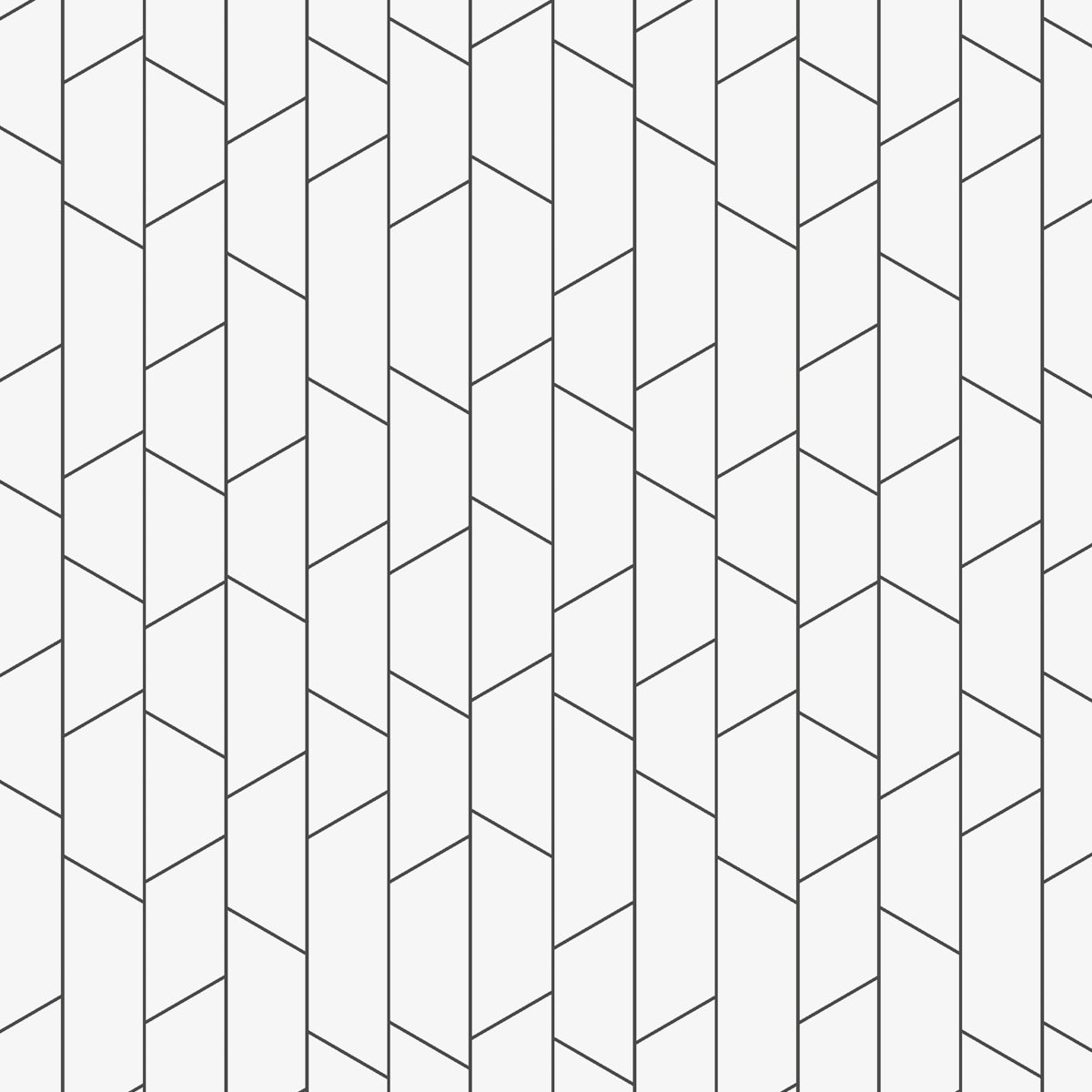 Angle wallpaper in black on white color - pattern number 8821 - by Schumacher in the Borastapeter collection