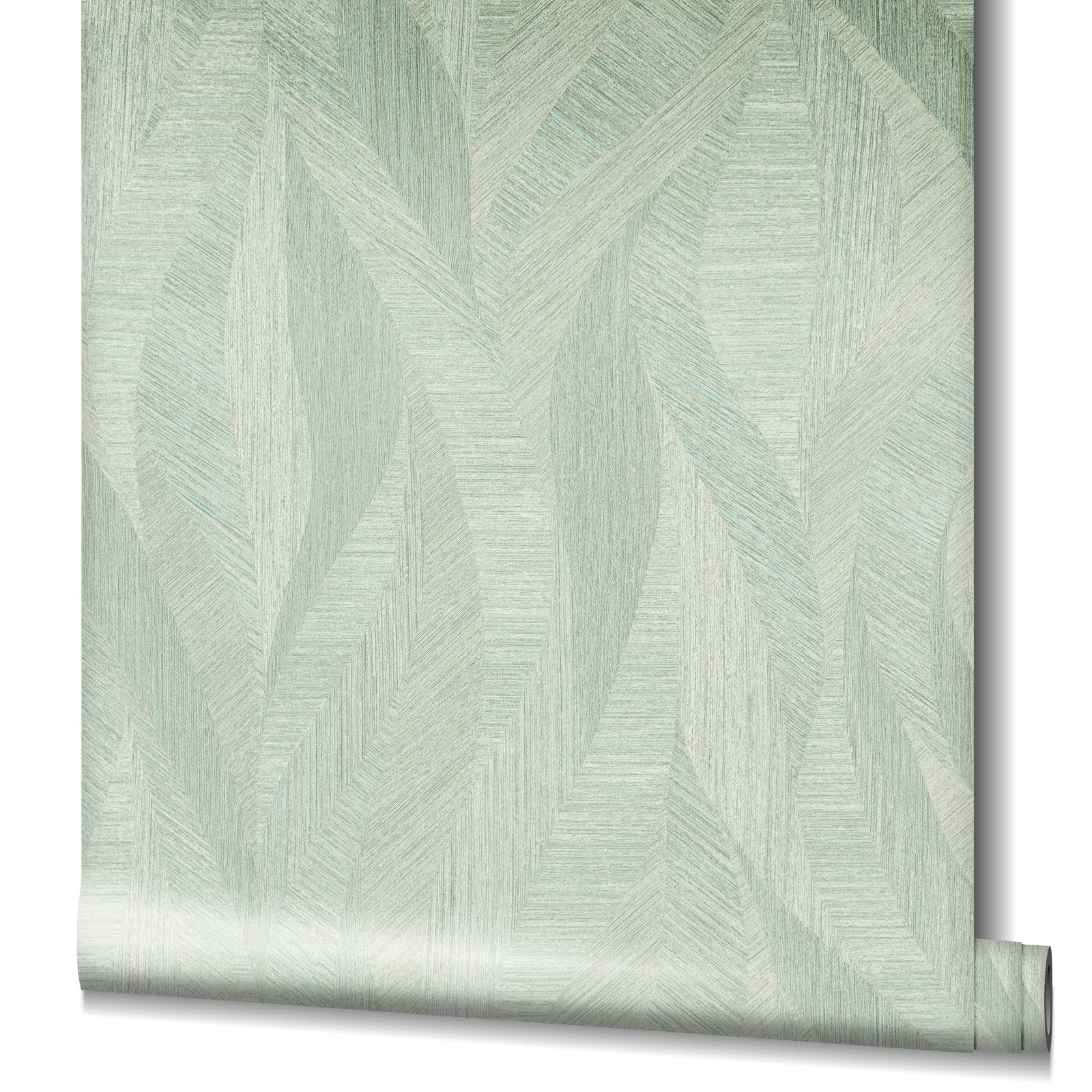 Flame wallpaper in green color - pattern number EN91938 - by Galerie in the Energy collection