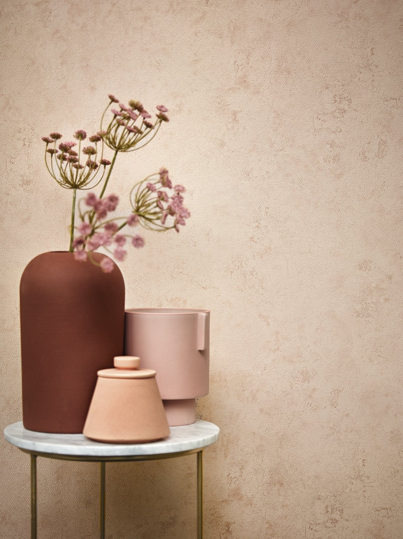 Arid wallpaper in pink color - pattern number EN91943 - by Galerie in the Energy collection