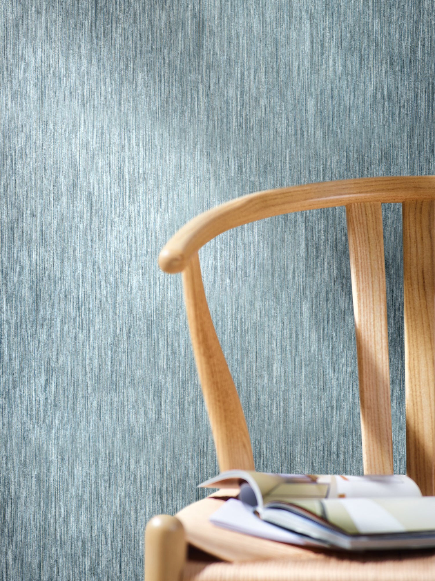 Stria wallpaper in blue color - pattern number EN91944 - by Galerie in the Energy collection