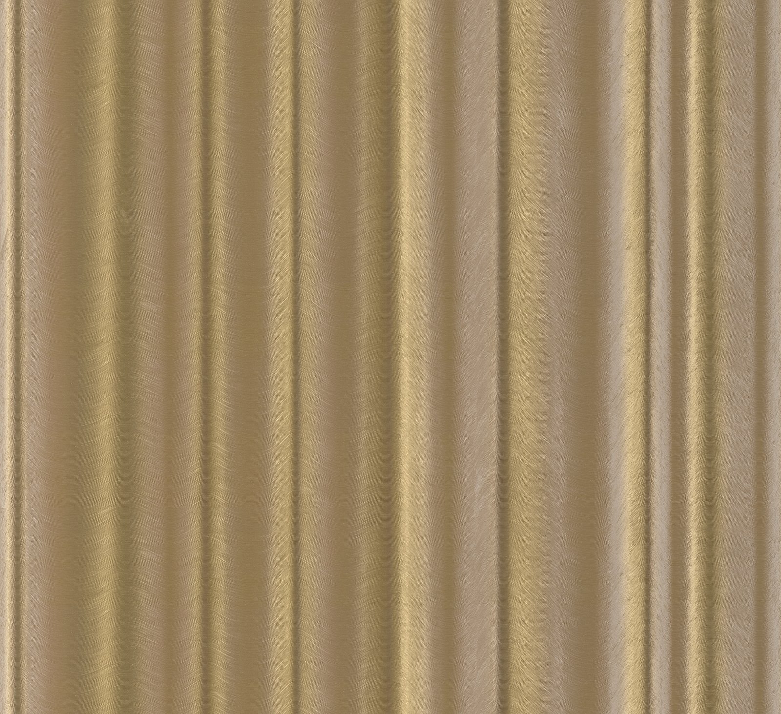 Silk Wave wallpaper in gold color - pattern number EN91950 - by Galerie in the Energy collection
